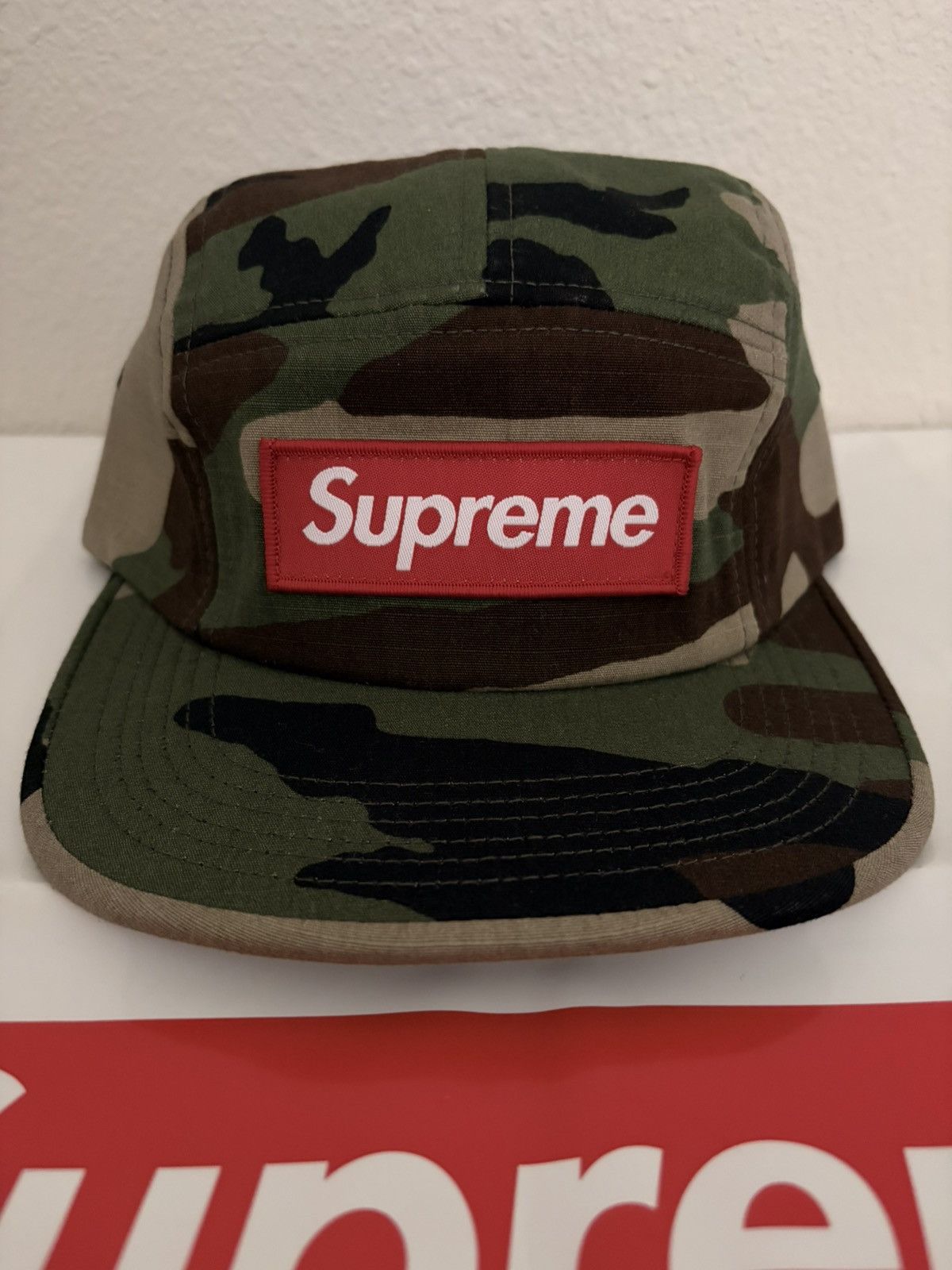 Supreme Supreme Ripstop Camo cap Size ONE SIZE - 1 Thumbnail