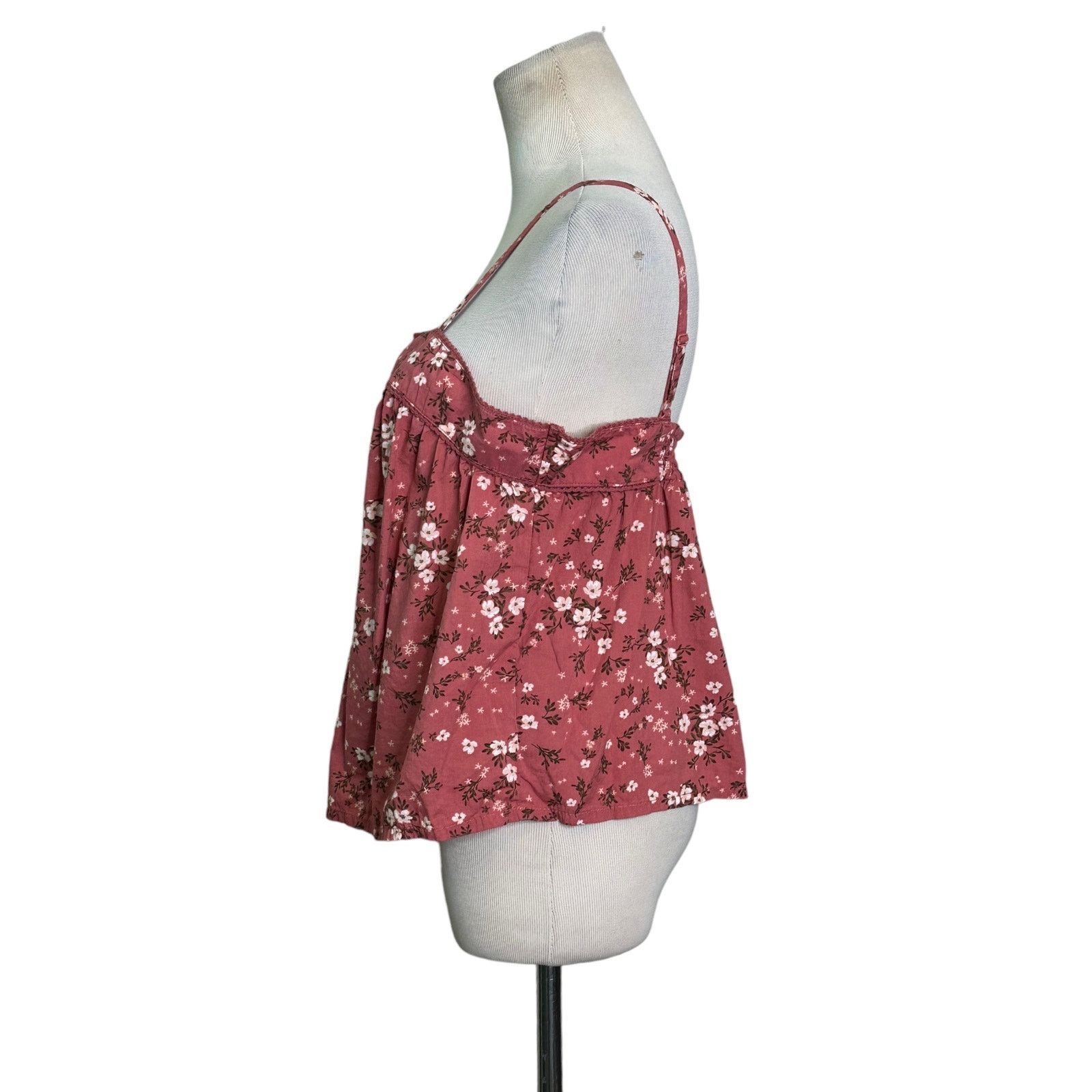 Old Navy Old Navy brown floral strappy summer top size M Size M / US 6-8 / IT 42-44 - 8 Thumbnail