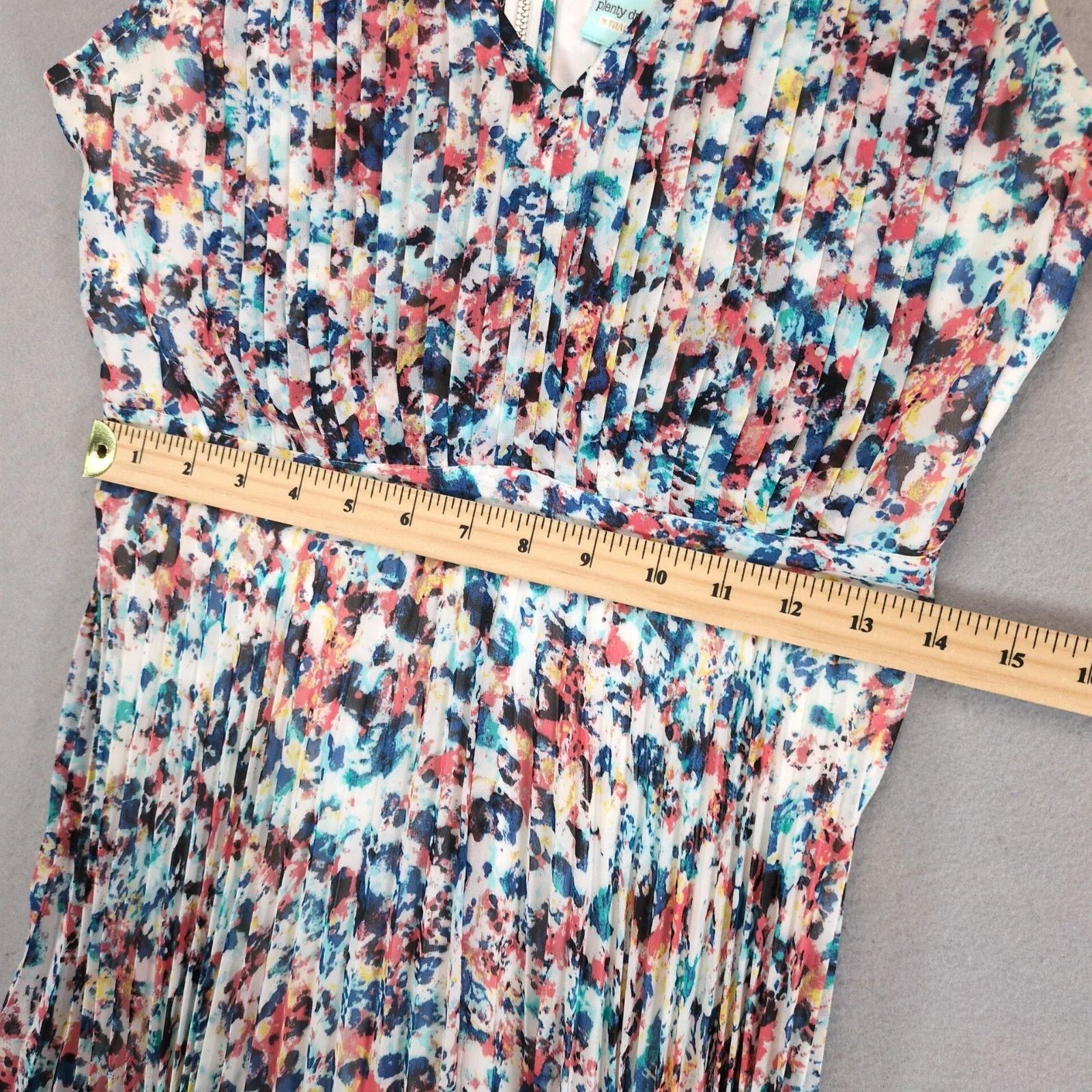 Anthropologie Plenty by Tracy Reese Morgan Pleated High-Low Dress Sz 6 Size M / US 6-8 / IT 42-44 - 7 Thumbnail
