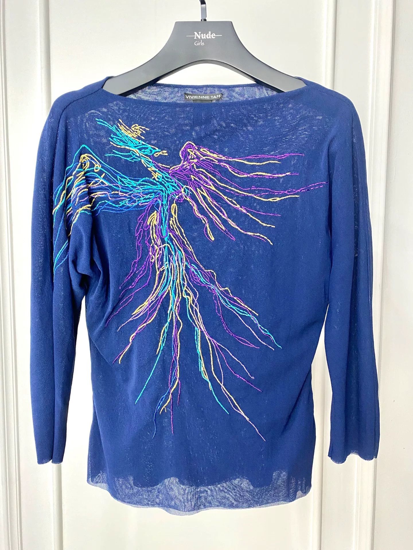 Vivienne Tam Vivienne Tam Phoenix Embroidered Mesh Top Size M / US 6-8 / IT 42-44 - 1 Thumbnail