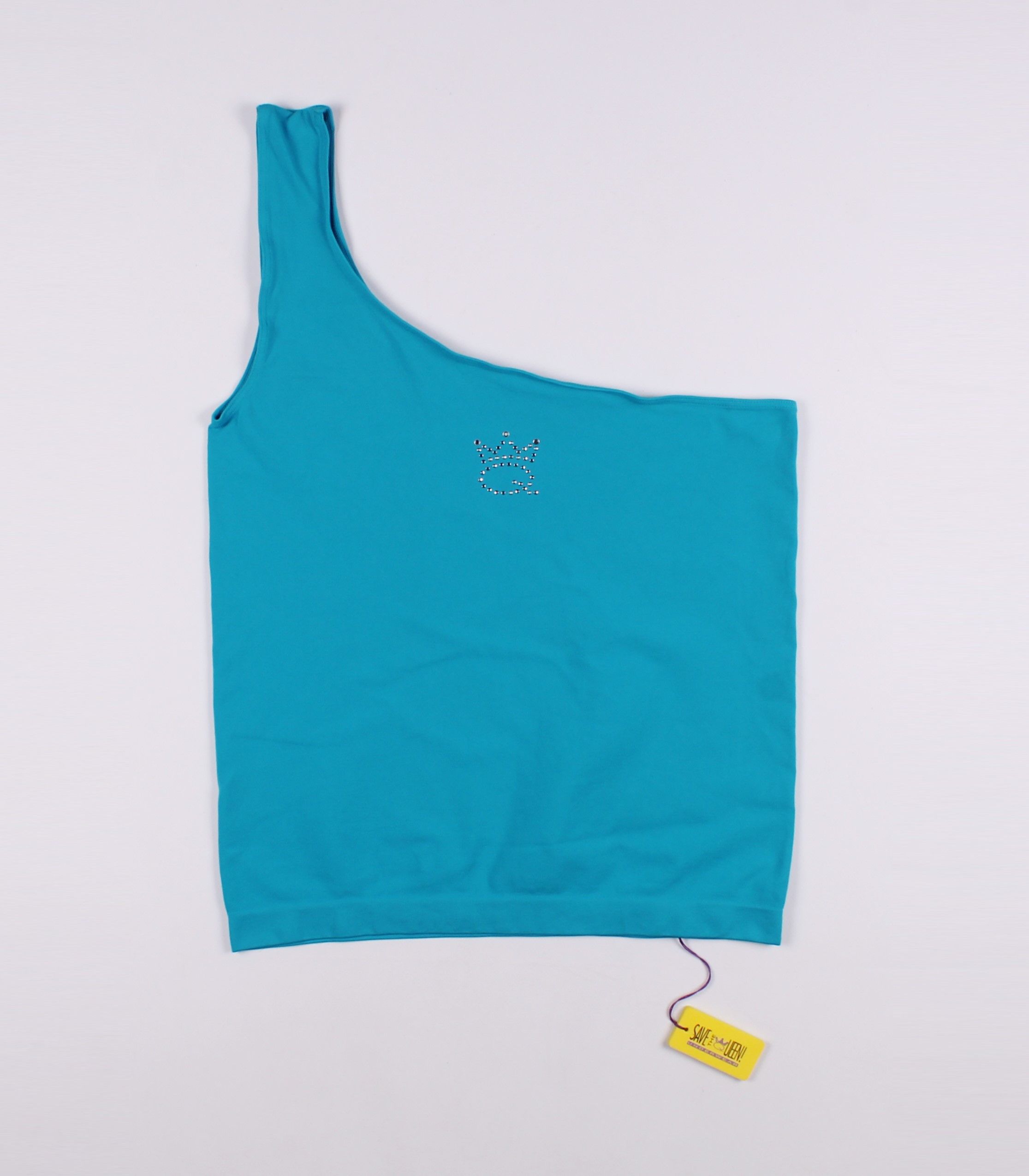 Vintage Save the Queen Y2K One Shoulder Top Size L / US 10 / IT 46 - 3 Thumbnail