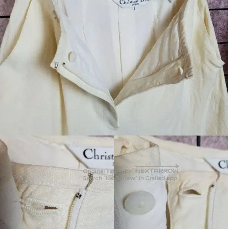 Dior Dior Beige Summer Logo Sleeveless Cardigan . Size M / US 6-8 / IT 42-44 - 8 Thumbnail