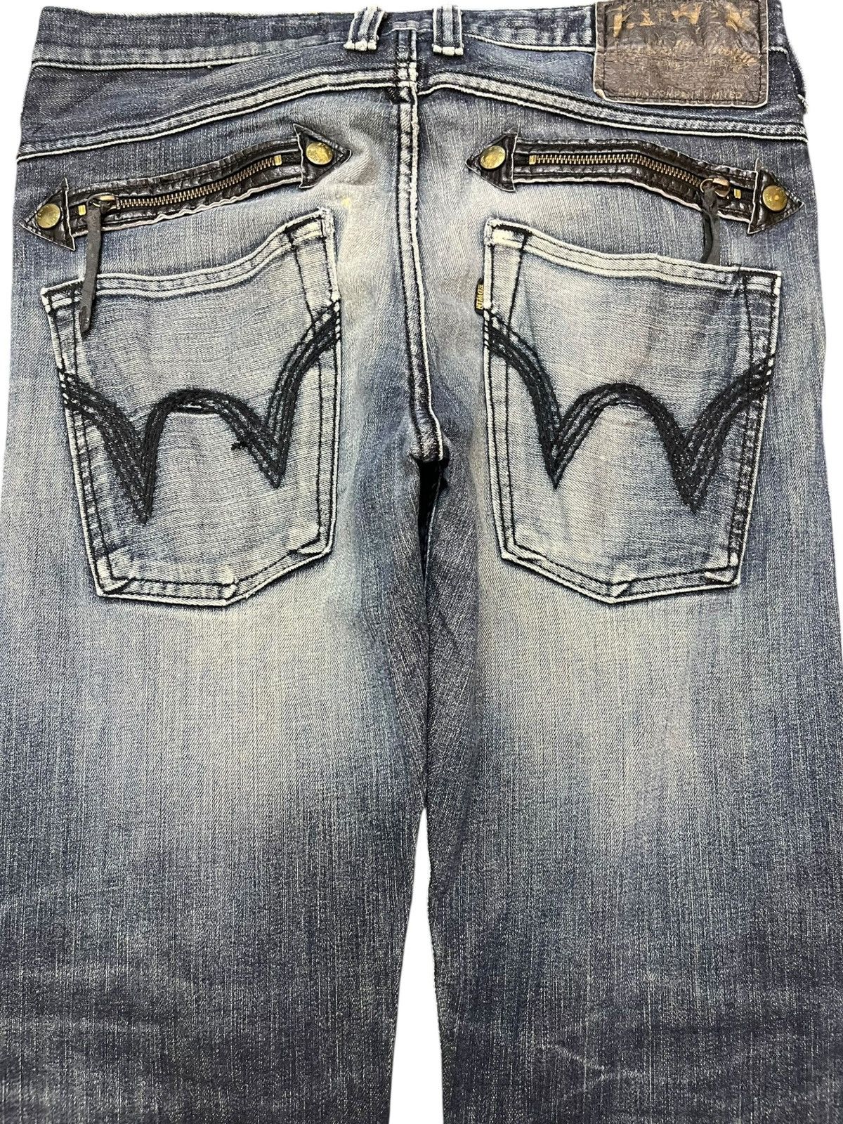 Edwin Vintage Edwin Exclusive Vintage Arrowline Zipper Denim Size US 33 - 7 Thumbnail