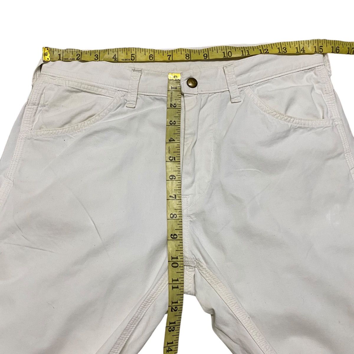 Orslow Orslow White Carpenter Pants Size US 29 - 16 Thumbnail