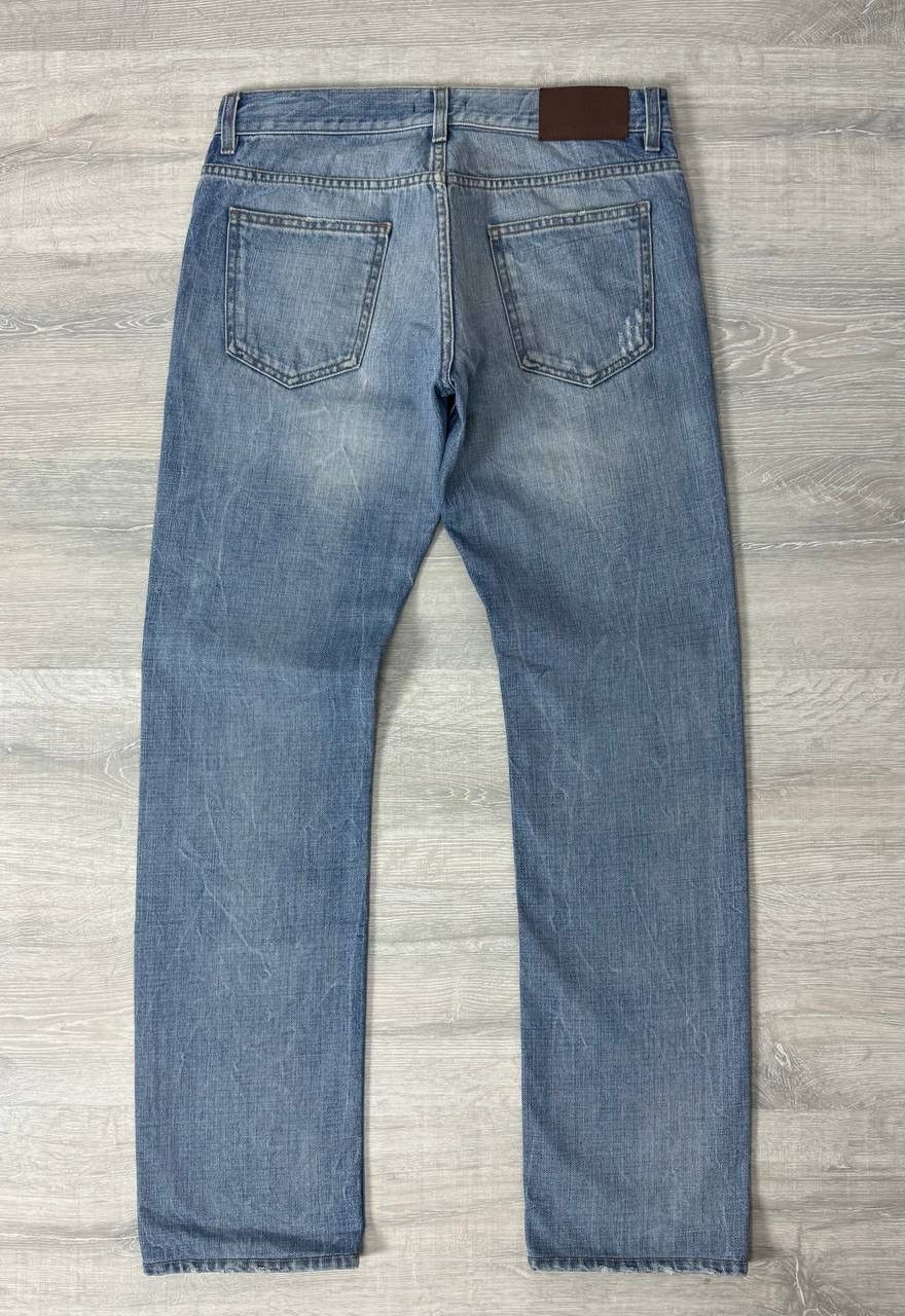 Prada Prada Blue Washed Denim Jeans Size US 31 - 2 Thumbnail