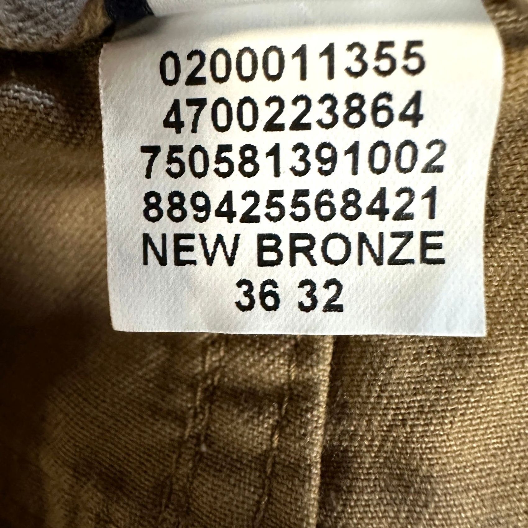 Chaps Chaps Khakis Pants Brown Mens 36X32 Straight Leg Flat Front 5 Pocket Twill NEW Size US 36 / EU 52 - 6 Thumbnail