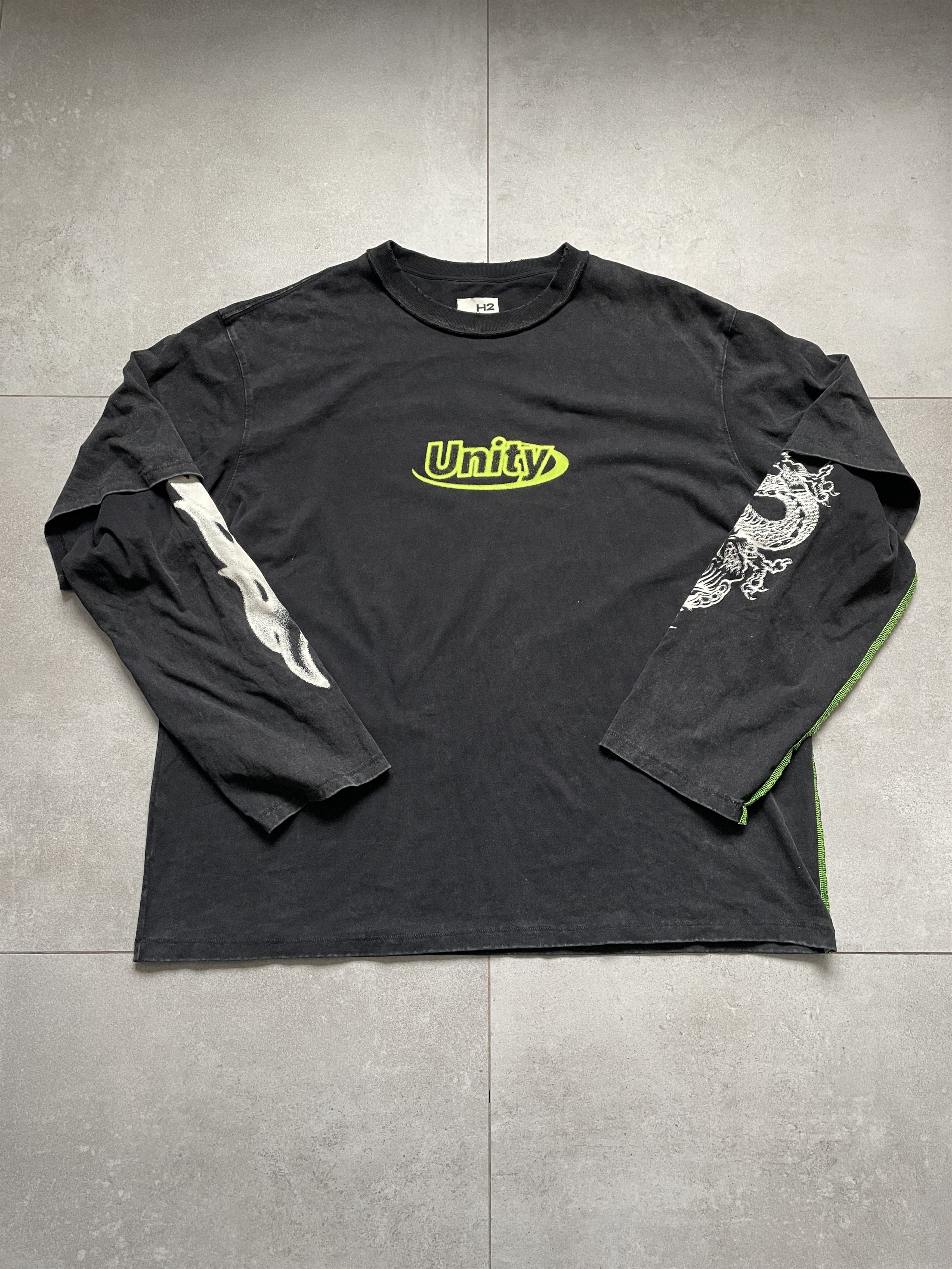 H&M × Heron Preston Heron Preston x H&M H2 “Unity” Layered Long 