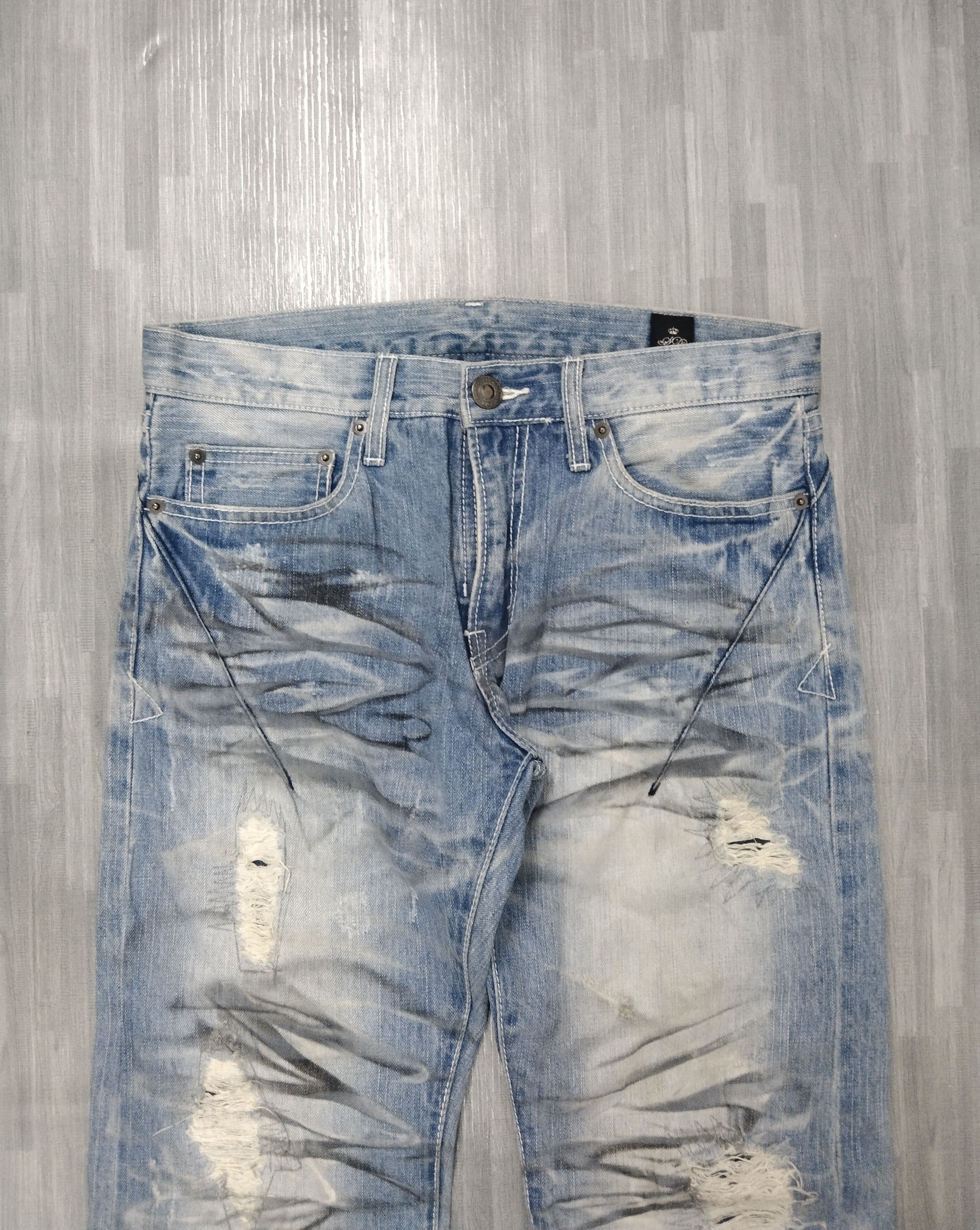 semanticdesign SiCK DISTRESSED SEMANTIC DESIGN DENIM PANTS Size US 30 / EU 46 - 4 Thumbnail