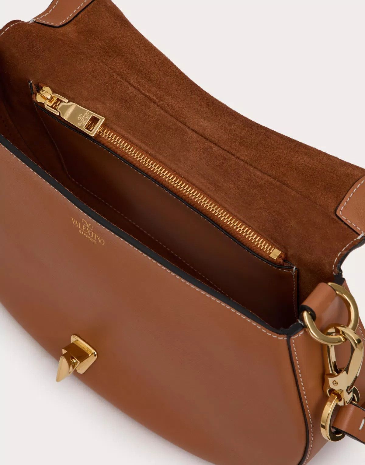 Valentino oc11z0725 Size:OS/Bag In Nappa Calfskin in Almond Beige Size ONE SIZE - 6 Thumbnail