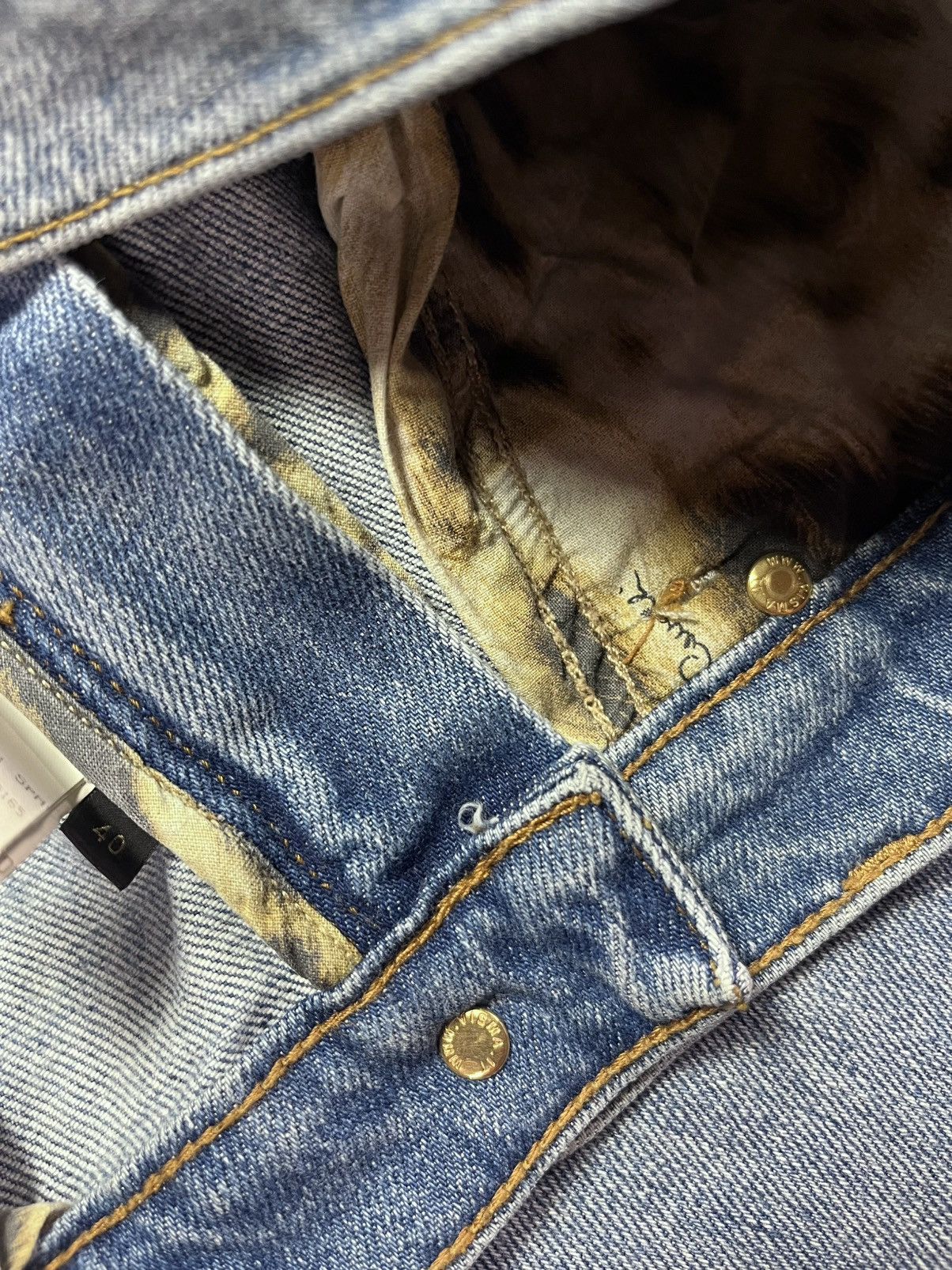 Roberto Cavalli Roberto Cavalli Rattlesnake Y2K Denim Jeans 38 M Size 28" / US 6 / IT 42 - 10 Thumbnail