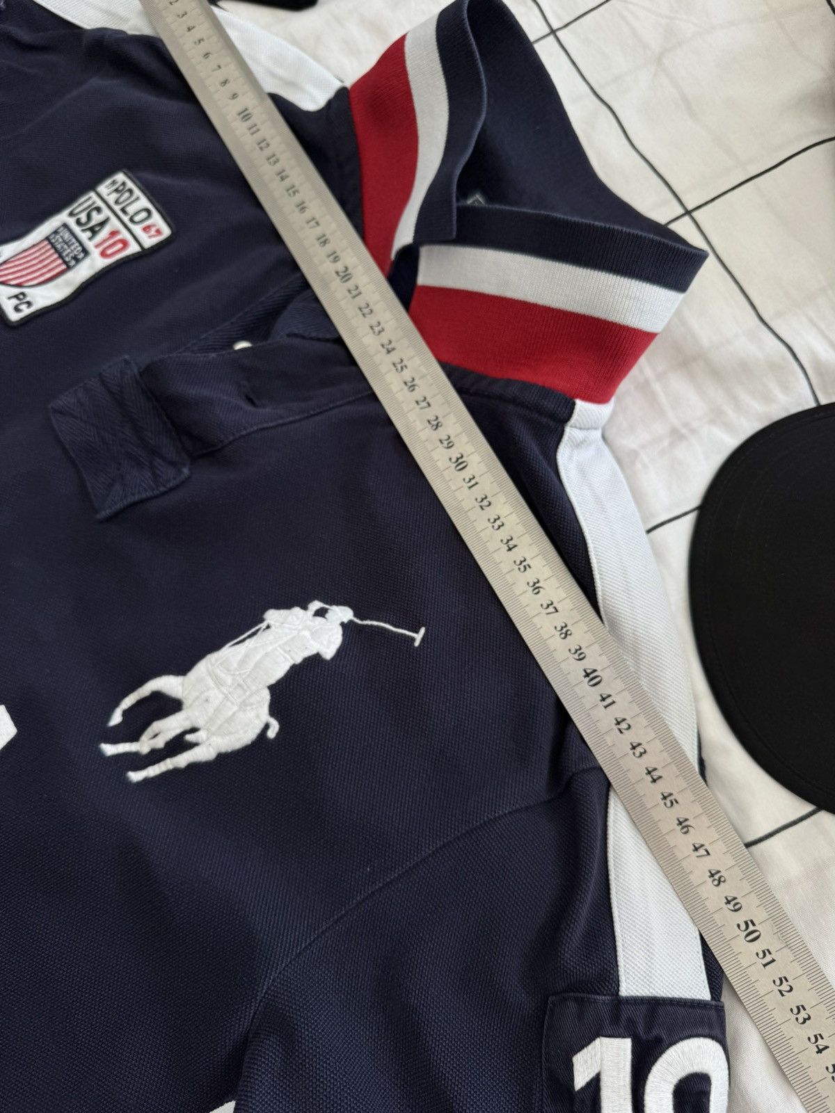 Polo Ralph Lauren Rare Ralph Lauren USA Polo T Shirt Tee Chief Keef New York Size US L / EU 52-54 / 3 - 21 Thumbnail