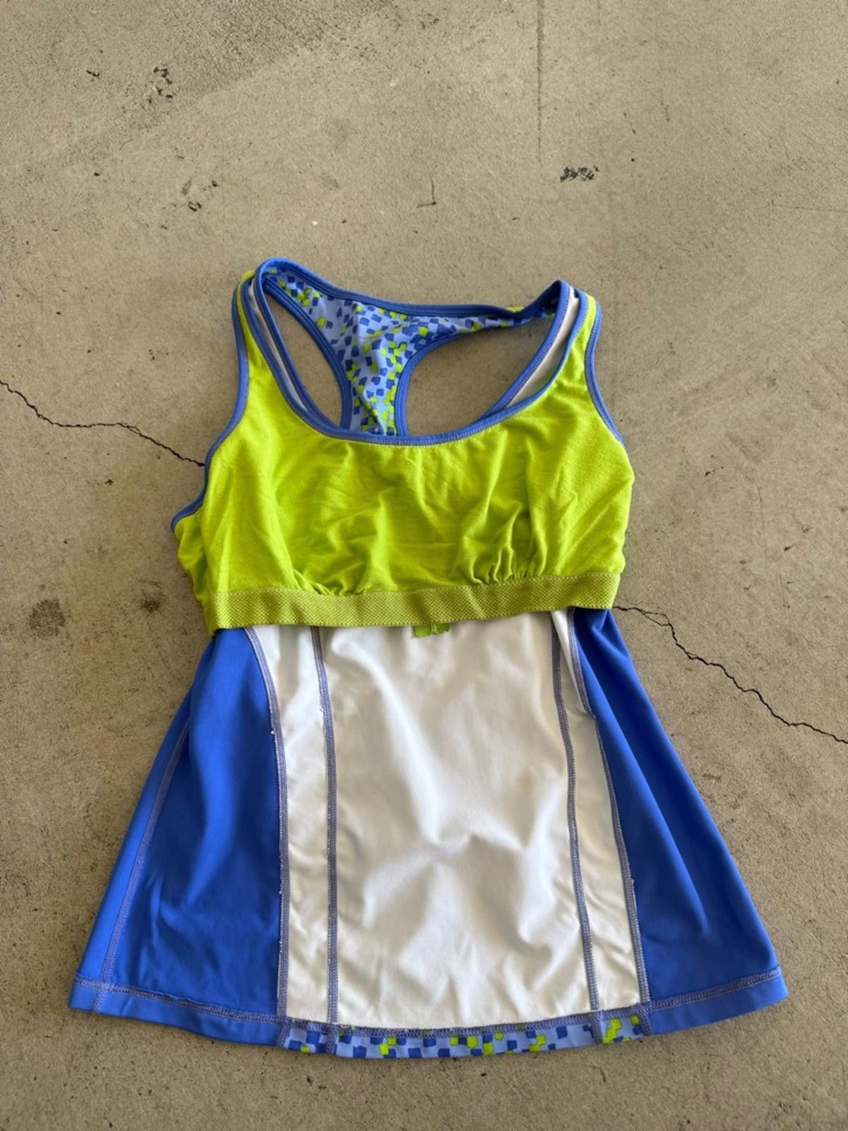 Other Ideology / Athletic Tank Top with Built In Bra Zip / blue Size M / US 6-8 / IT 42-44 - 6 Thumbnail