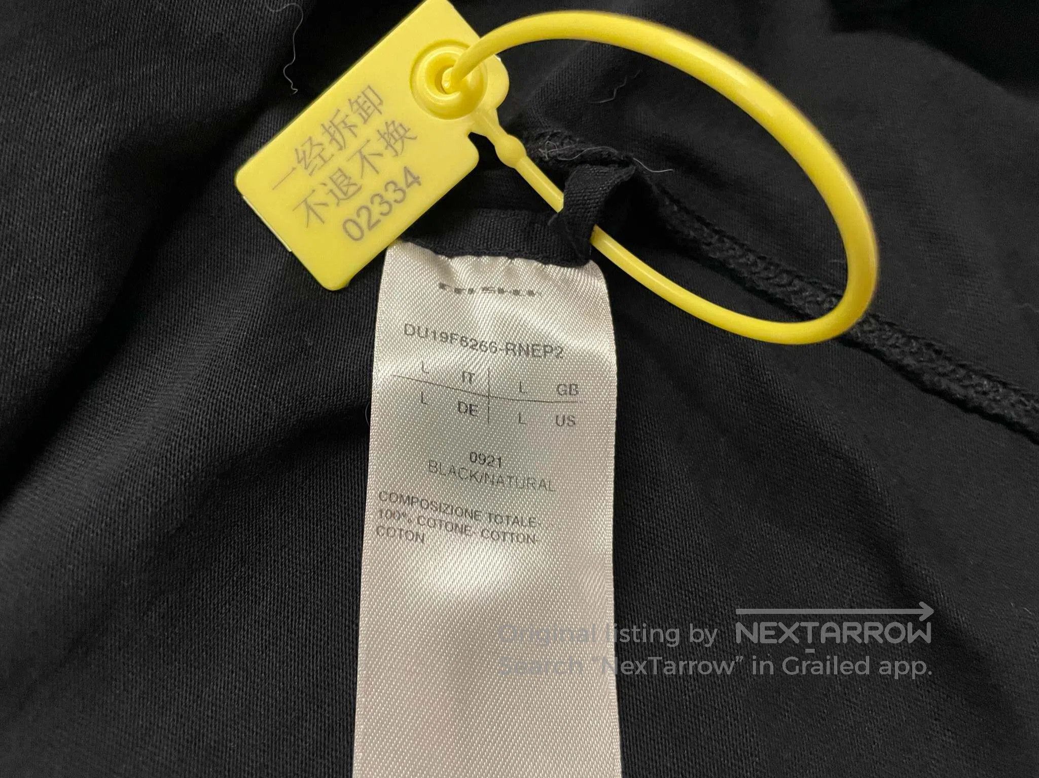 Rick Owens RICK OWENS High-Neck Printed Long Sleeve Size US L / EU 52-54 / 3 - 6 Thumbnail