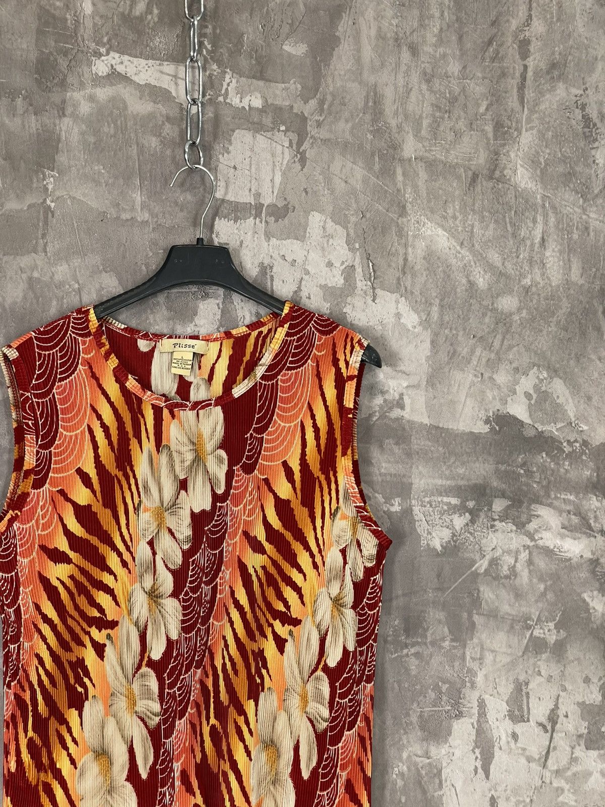 Vintage Vintage Y2K knitted coloured vest tank top Japanese style Size L / US 10 / IT 46 - 4 Thumbnail