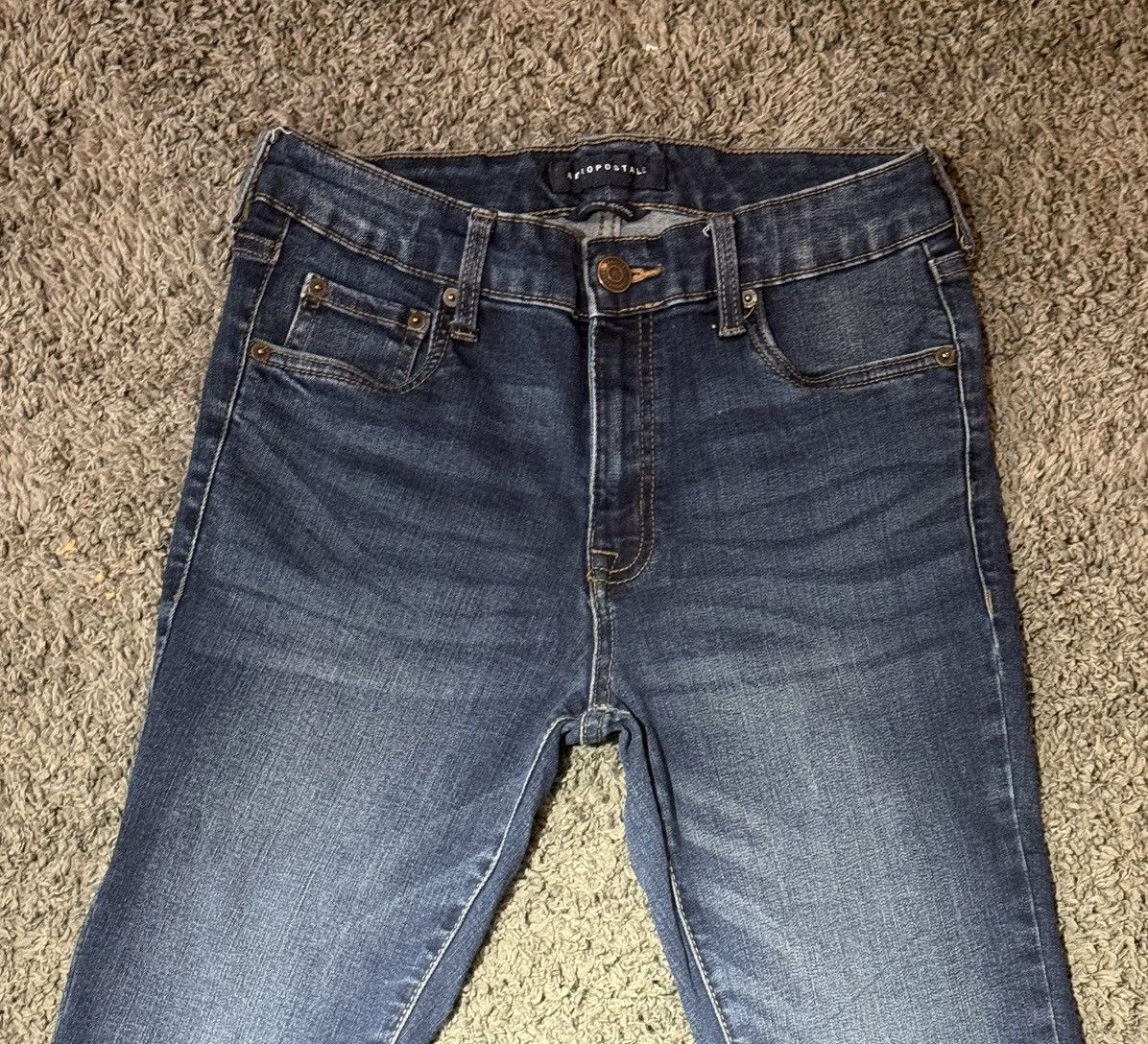 Aeropostale Aeropostale High Rise Jeans Women’s Size 8 Blue Stretch Size 30" / US 8 / IT 44 - 3 Thumbnail
