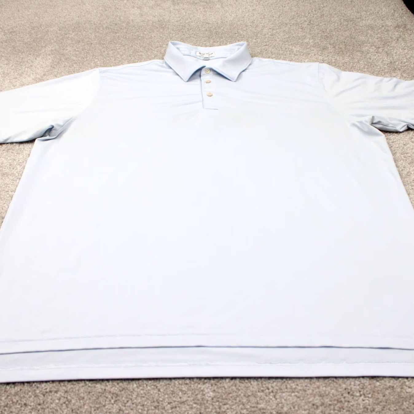 Peter Millar Peter Millar Summer Comfort Polo Shirt Mens 2XL Blue Poly Spandex Short Sleeve Golf Shirt Size US XXL / EU 58 / 5 - 2 Thumbnail