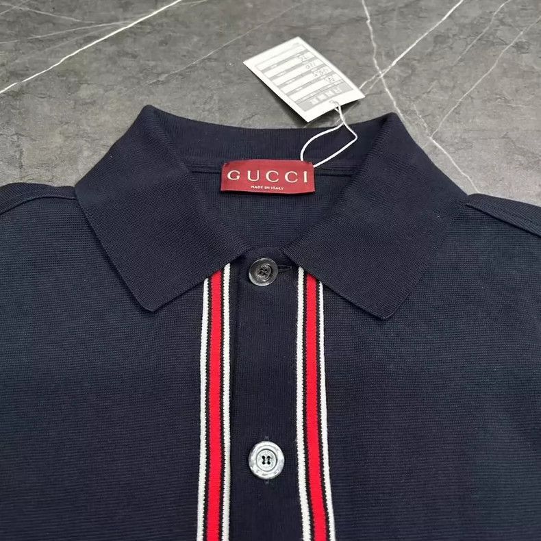 Gucci Gucci Spring Summer Striped Short Sleeve Polo-2505 Size US M / EU 48-50 / 2 - 4 Thumbnail