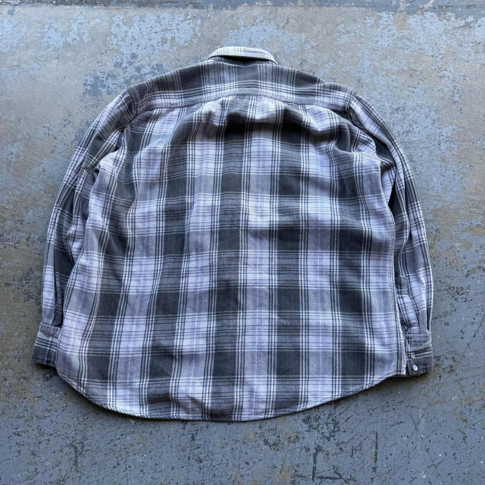 FiveBrother Vintage Five Brother Pearl Snap Cotton Flannel XLT Size US XL / EU 56 / 4 - 5 Thumbnail