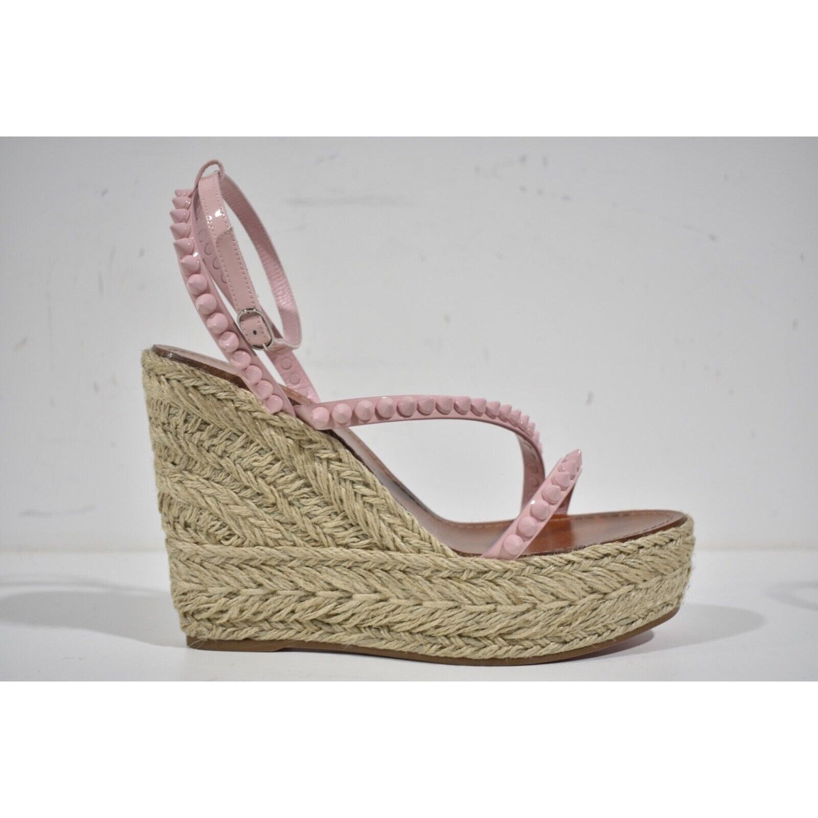 Christian Louboutin Mafaldina Zeppa 120 Rosy Pink Platform Wedge Sandal 41 Size US 11 / IT 41 - 2 Thumbnail