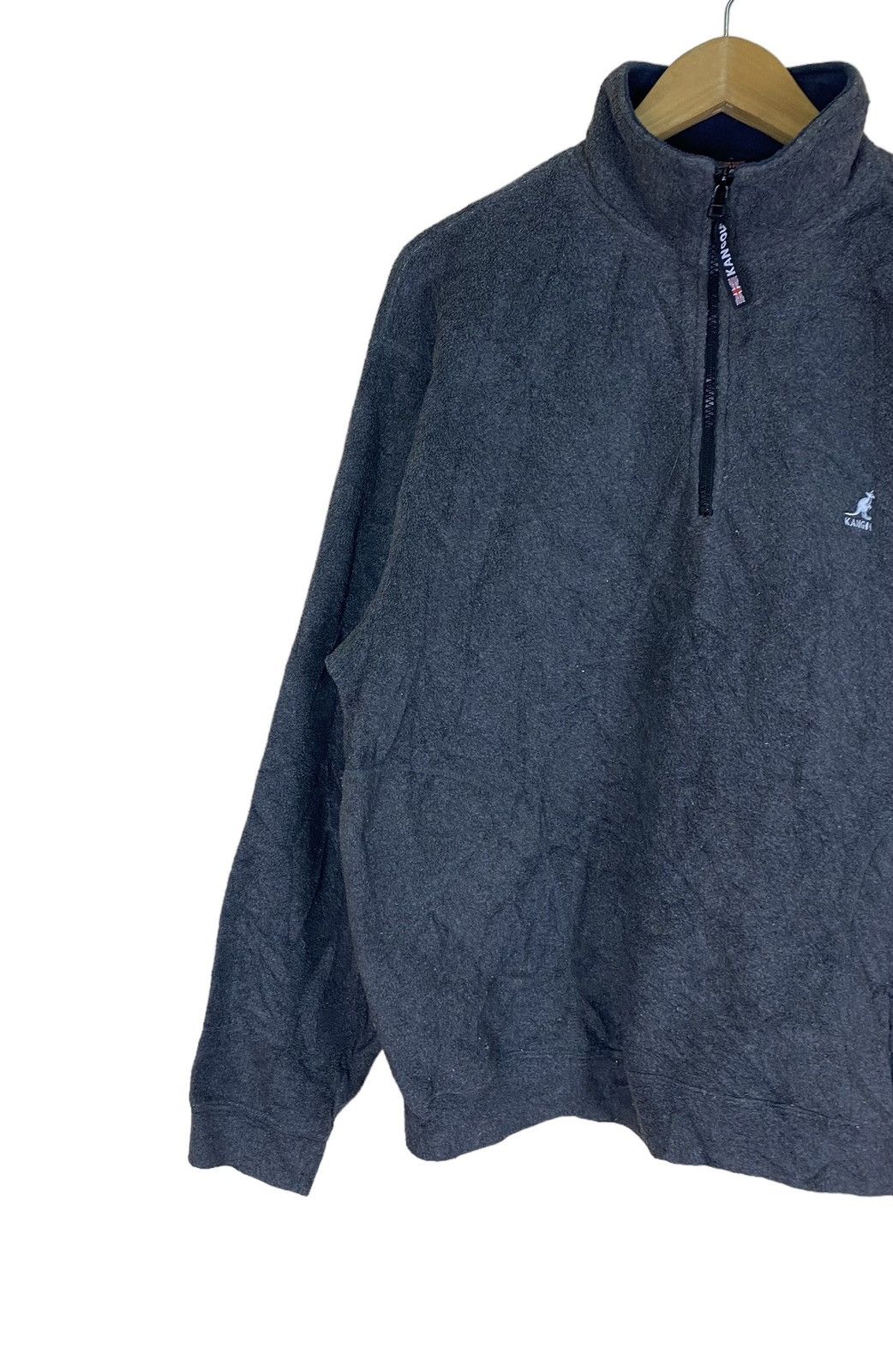 Kangol × Vintage Vintage Half Zip Kangol Fleece Sweatshirt Size US L / EU 52-54 / 3 - 5 Thumbnail