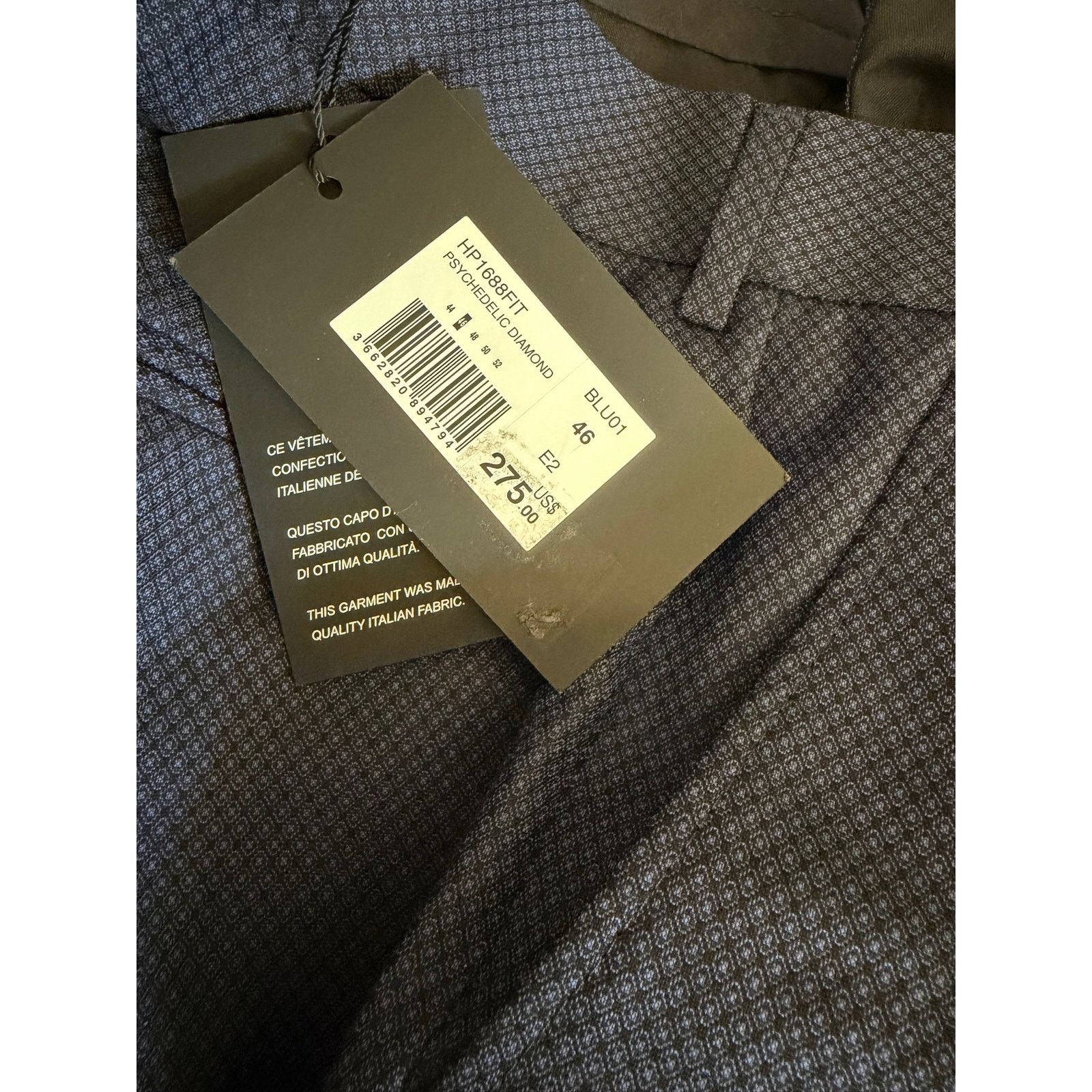 The Kooples The Kooples blue psychedelic diamond suit wool slacks Size 36R - 5 Thumbnail