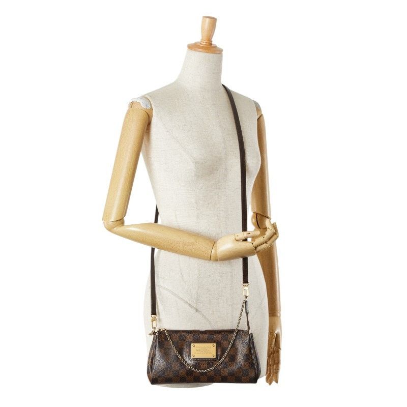 Louis Vuitton Louis Vuitton Damier Eva Chain Handbag N55213 Size ONE SIZE - 12 Thumbnail