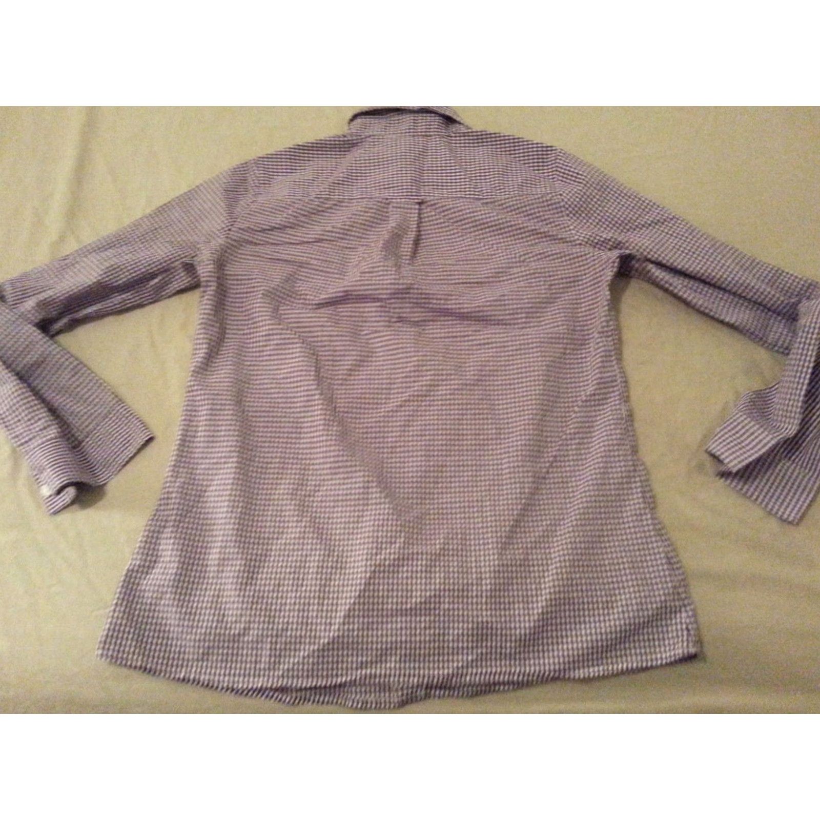 Gap VINTAGE Gap Plaid Blouse Shirt Womens Purple Cotton M Medium Blouse Womens Girls Mens Size M / US 6-8 / IT 42-44 - 2 Thumbnail
