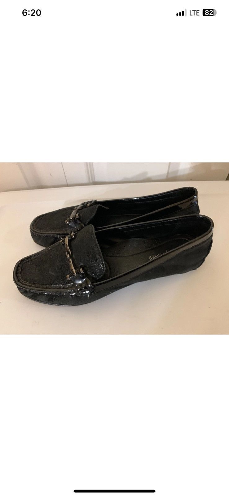 Donald Pliner Donald J Pliner Mens Sz 8.5M Black Leather Shoes Horsebit Size US 8.5 / EU 41-42 - 6 Thumbnail