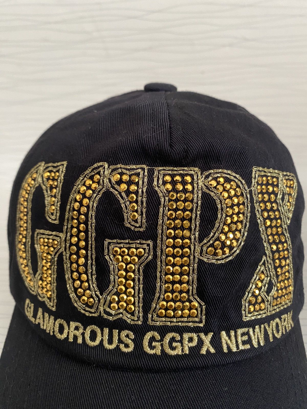 If Six Was Nine GGPX Glamorous Studded Logo Baseball Cap Black – New York Size ONE SIZE - 5 Thumbnail