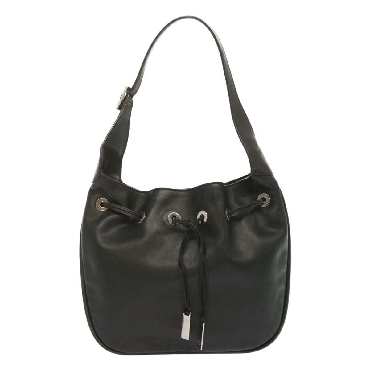 image of Gucci Drawstring Shoulder Bag in Black, Women's