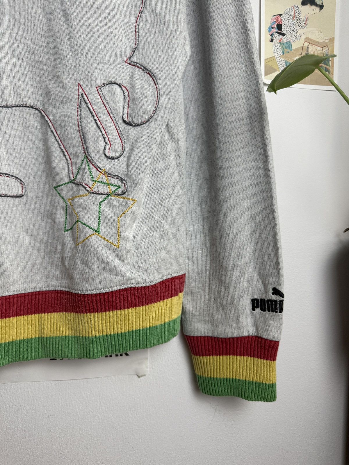Puma Vintage y2k Puma Jamaica zip hoodie M Regge blockcore ganja Size US M / EU 48-50 / 2 - 8 Thumbnail