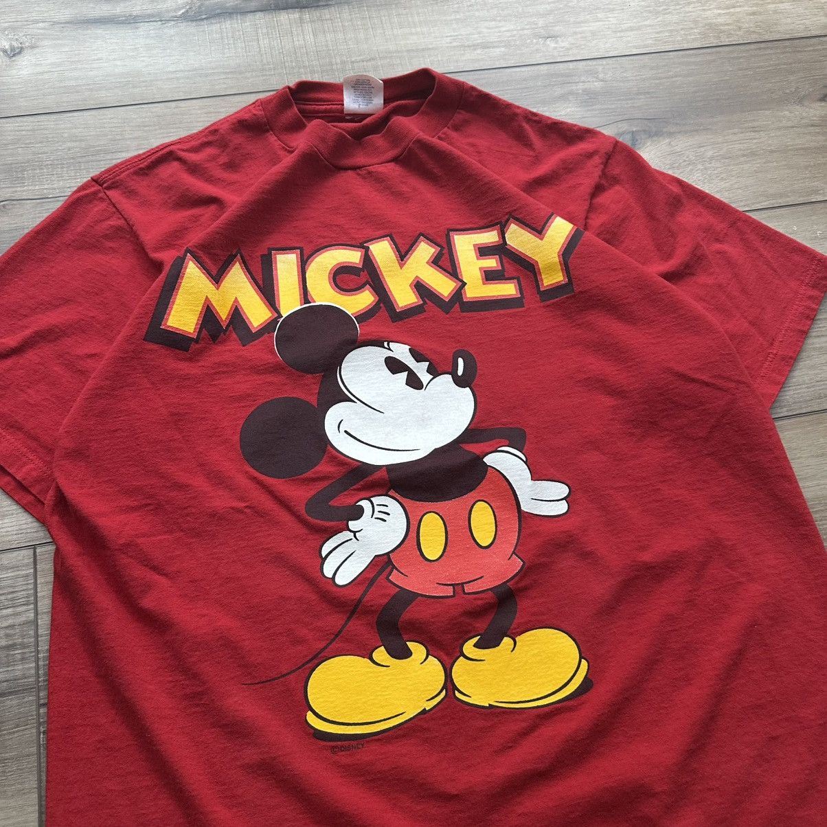 Disney Vintage 90s Mickey Mouse Made in USA Graphic Tee Size US L / EU 52-54 / 3 - 5 Thumbnail
