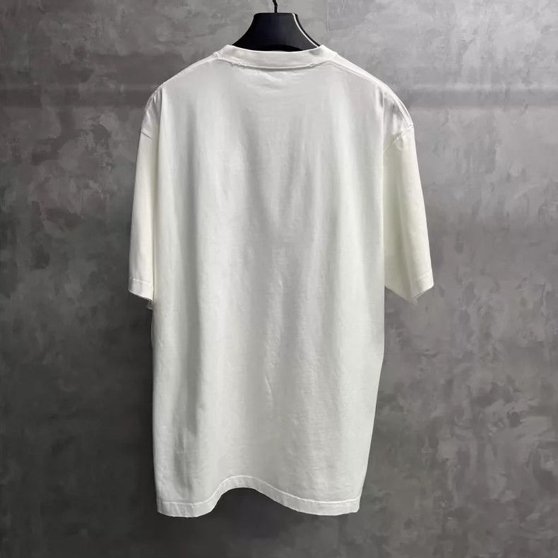 Balenciaga Balenciaga White ripped monogram logo made of old round ne Size US S / EU 44-46 / 1 - 5 Thumbnail