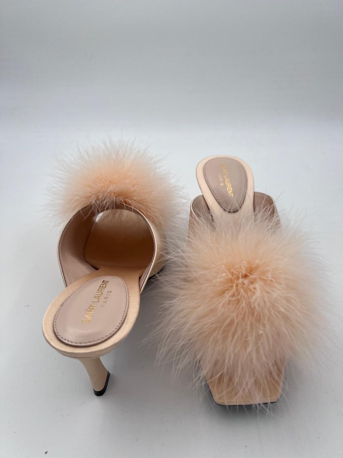Saint Laurent Paris New Saint Laurent Blanco mules IT 37/ US 7 Size US 7 / IT 37 - 16 Thumbnail