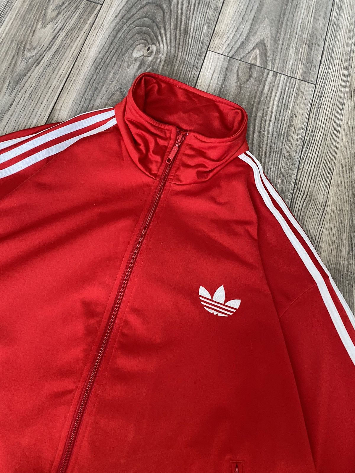 Adidas Vintage Adidas Firebird Red Track Jacket Size XXL Size US XXL / EU 58 / 5 - 7 Thumbnail