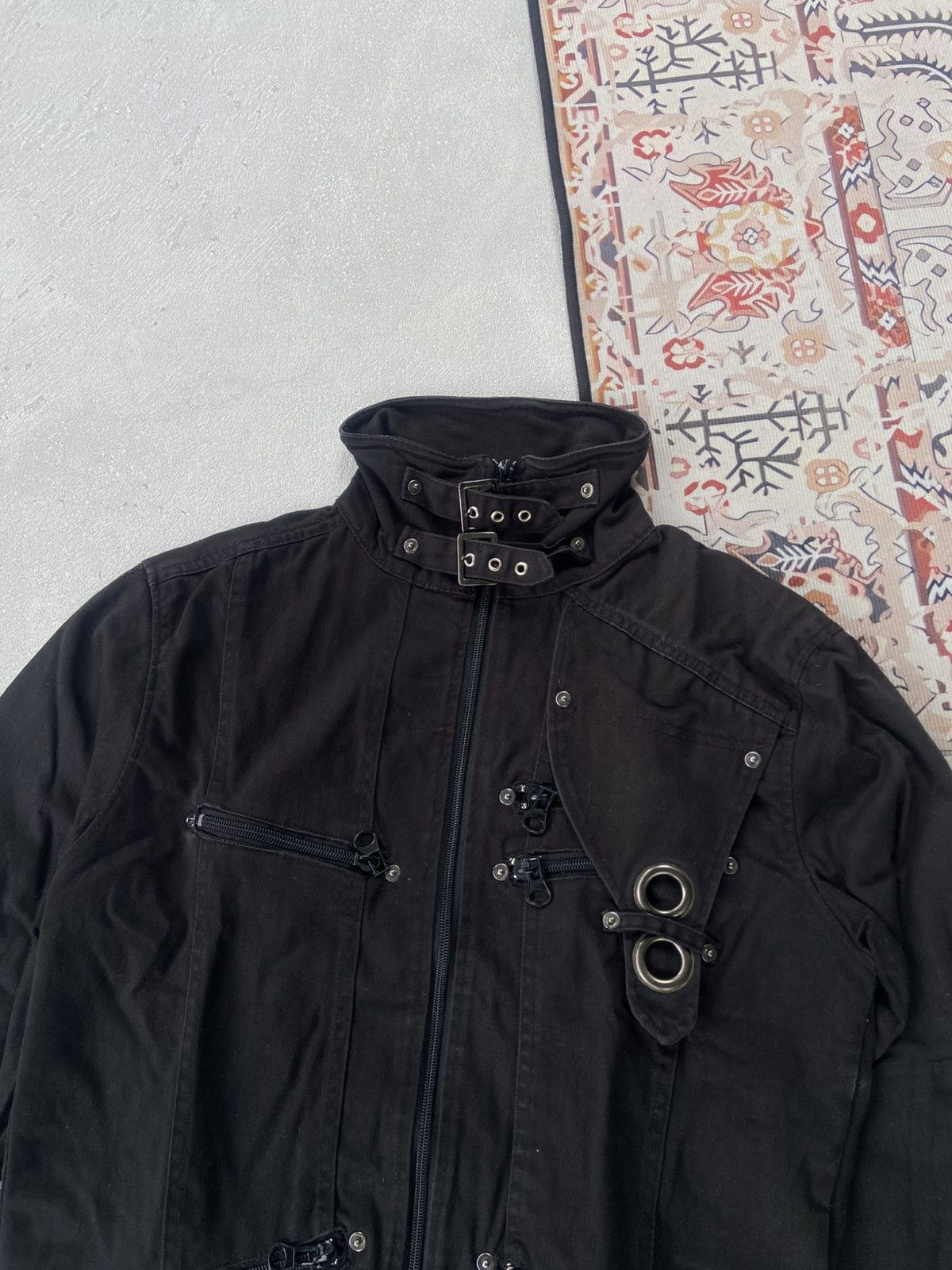 KMRii Japanese BIKERS ZIPPER GOTHIC SEDITIONARIES PUNK jacket Size US M / EU 48-50 / 2 - 3 Thumbnail