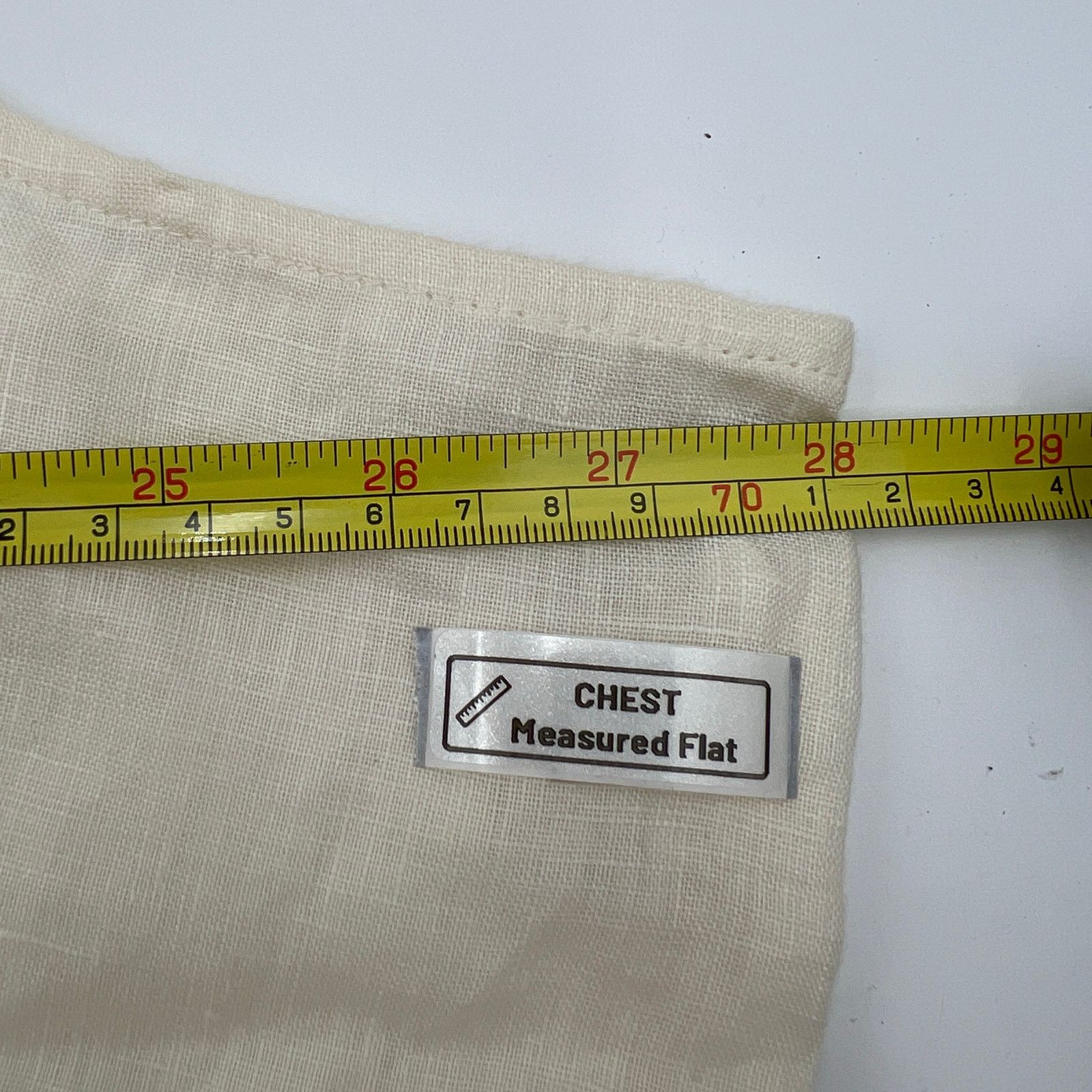 J. Jill J. Jill Linen Tank Top Blouse Cream White Ecru Size 4XL / US 24-26 - 4 Thumbnail