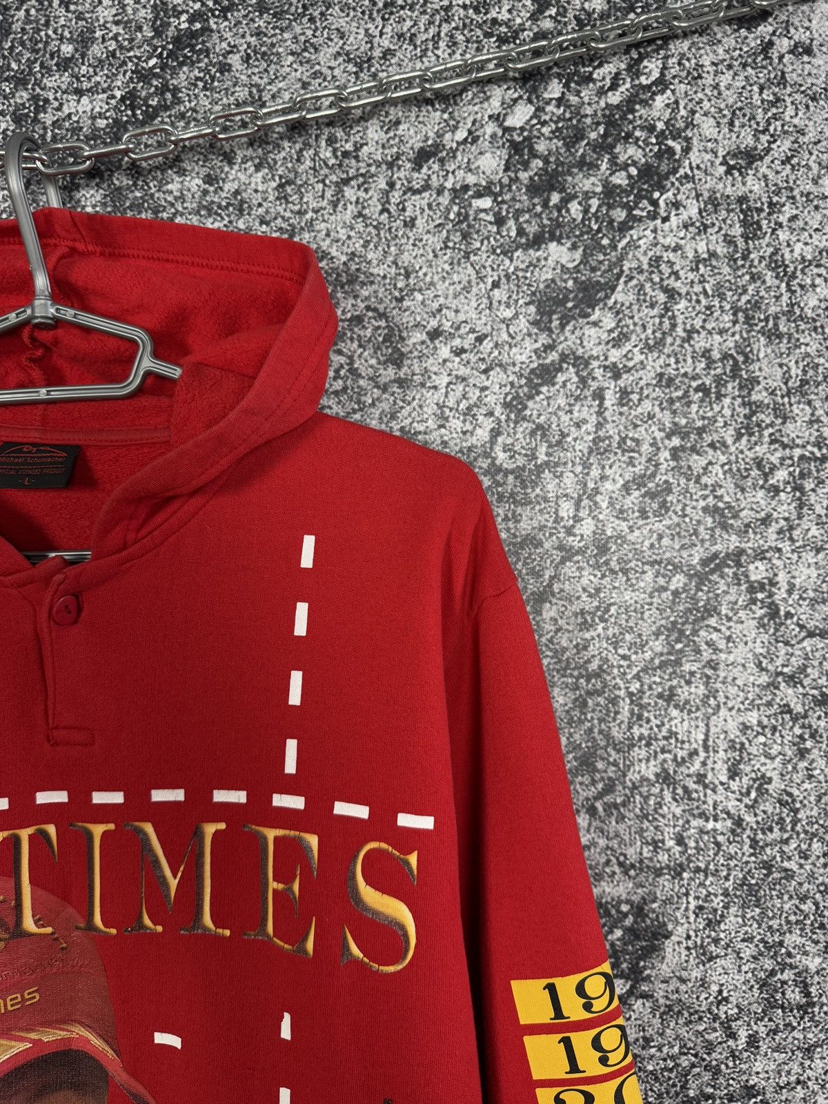 Formula 1 Michael Schumacher Vintage Hoodie Racing F1 Size L Size US L / EU 52-54 / 3 - 2 Thumbnail