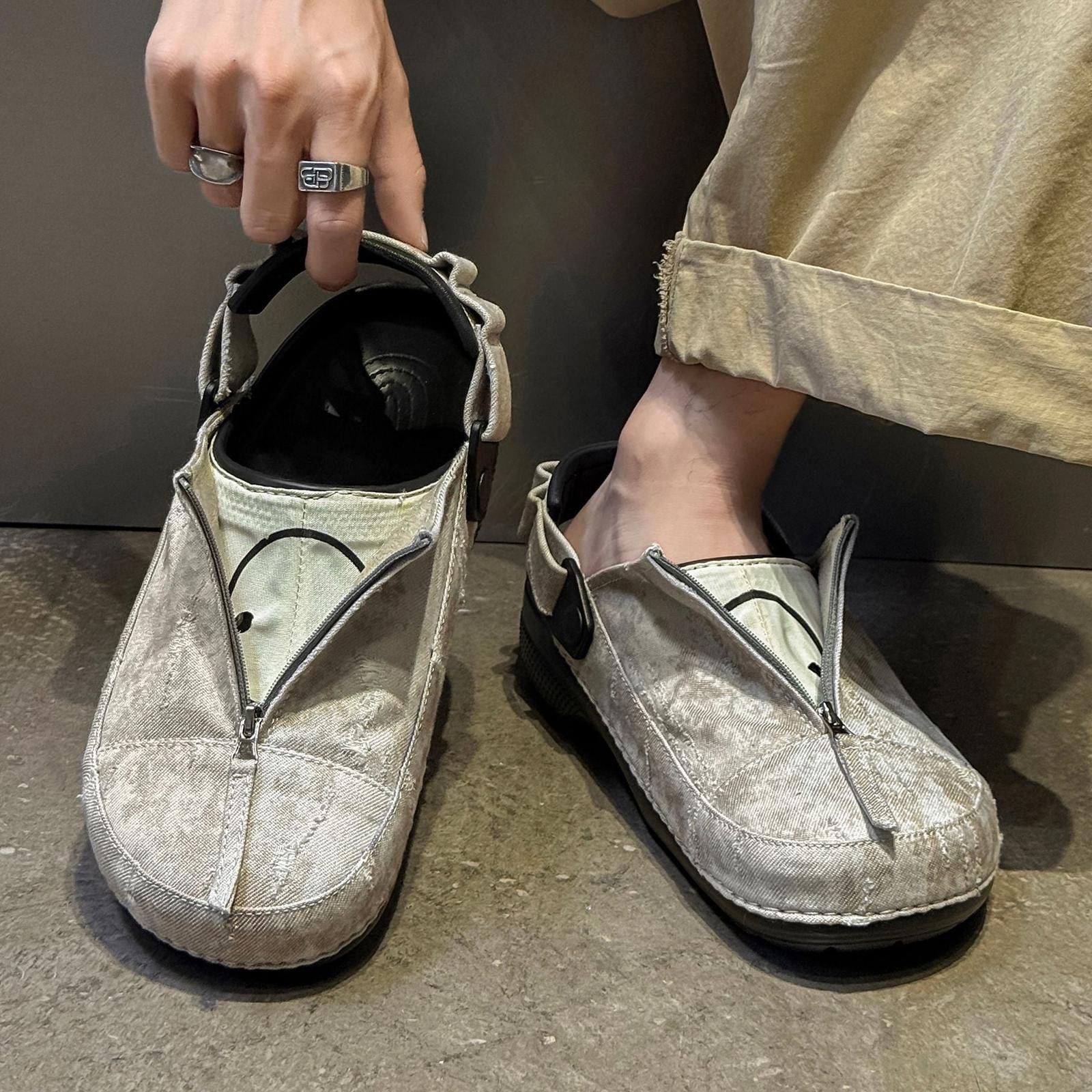 Other Breathable Hole-Pattern Slip-On Clog Shoe | Versatile Sandal Size US 10 / EU 43 - 7 Thumbnail