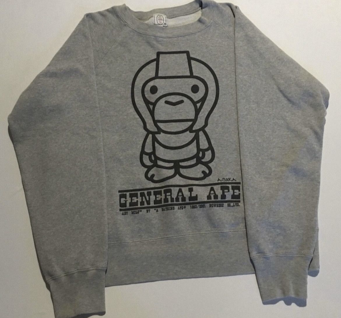 Bape Bape crew neck sweatshirt Size US S / EU 44-46 / 1 - 1 Thumbnail