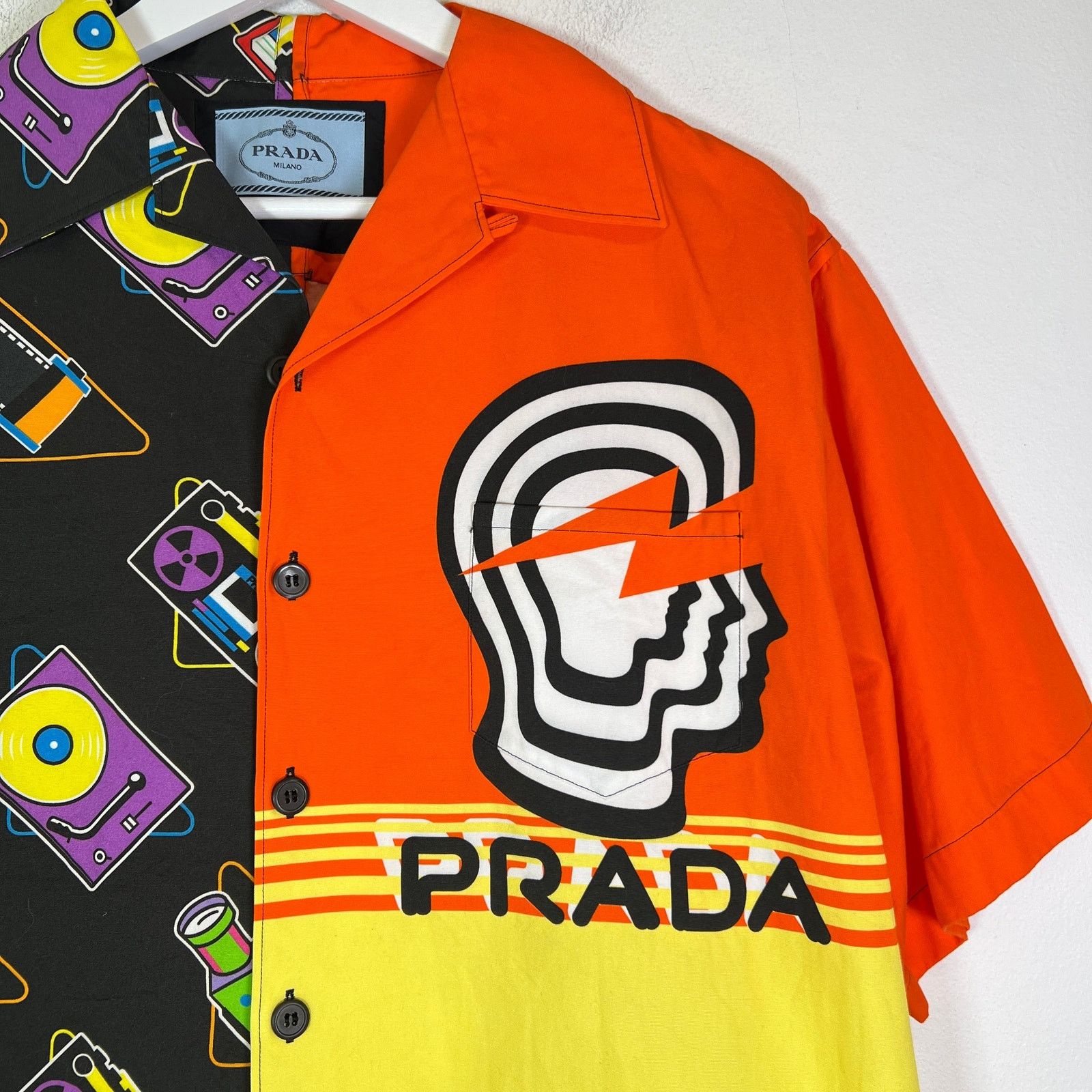 Prada Prada SS20 Brain Tape Double Match Shirt Size US L / EU 52-54 / 3 - 3 Thumbnail