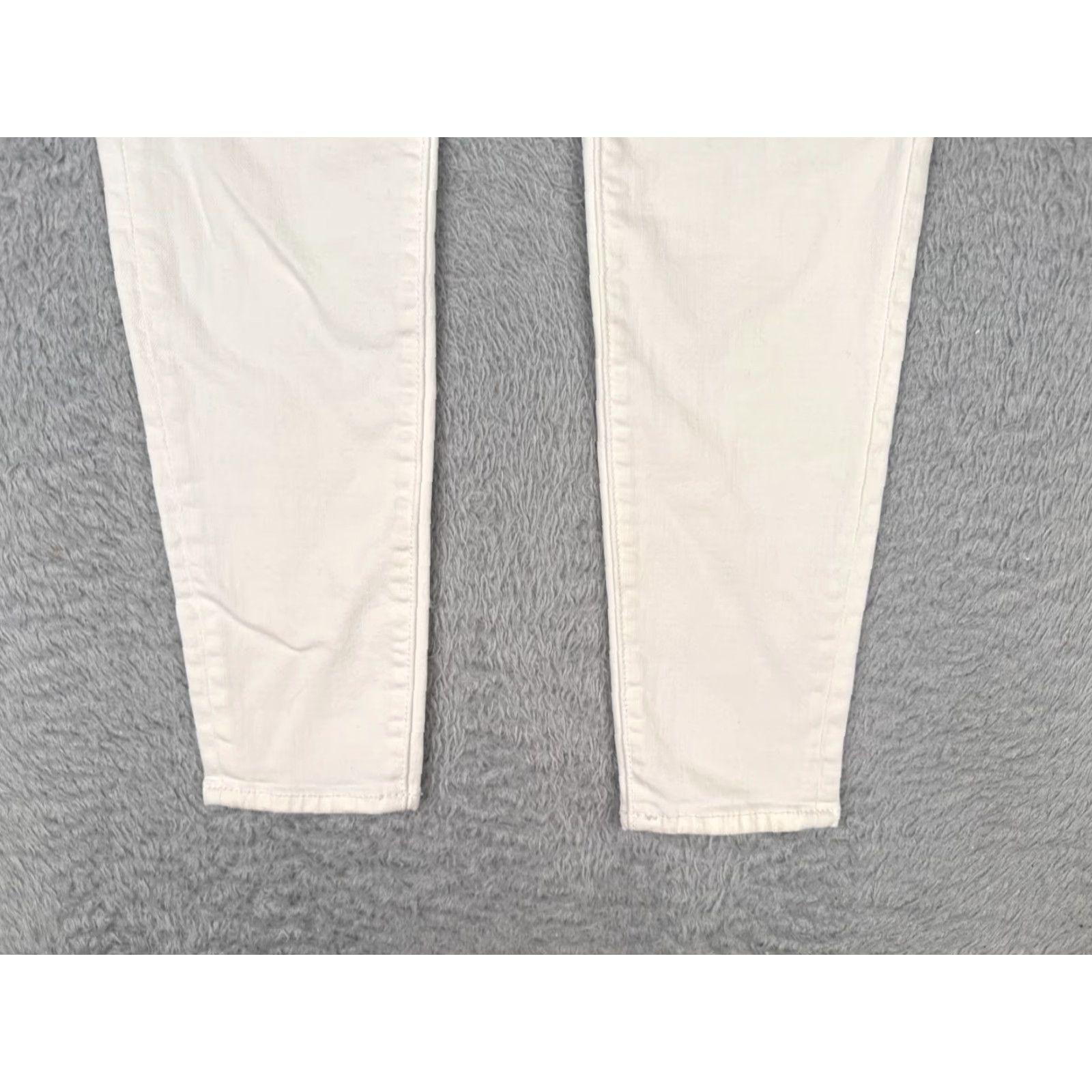 American Eagle Outfitters VINTAGE American Eagle Outfitters Jeans Women 4 White Tapered Leg Super Stretch X Cotton Blnd 28x27 Size 27" / US 4 / IT 40 - 2 Thumbnail