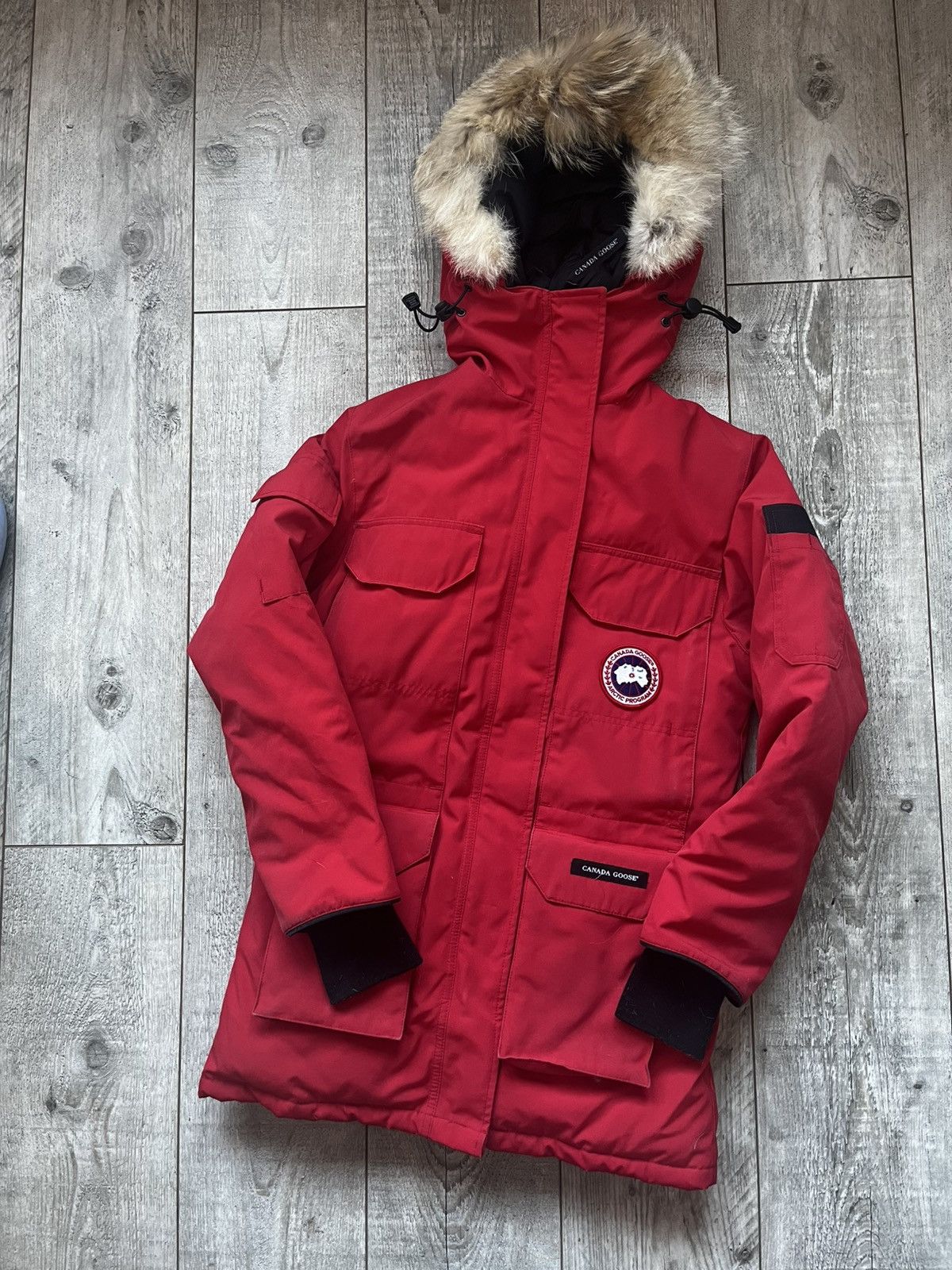 Canada Goose Canada Goose Expedition Jacket Red Genuine XS Size XS / US 0-2 / IT 36-38 - 3 Thumbnail