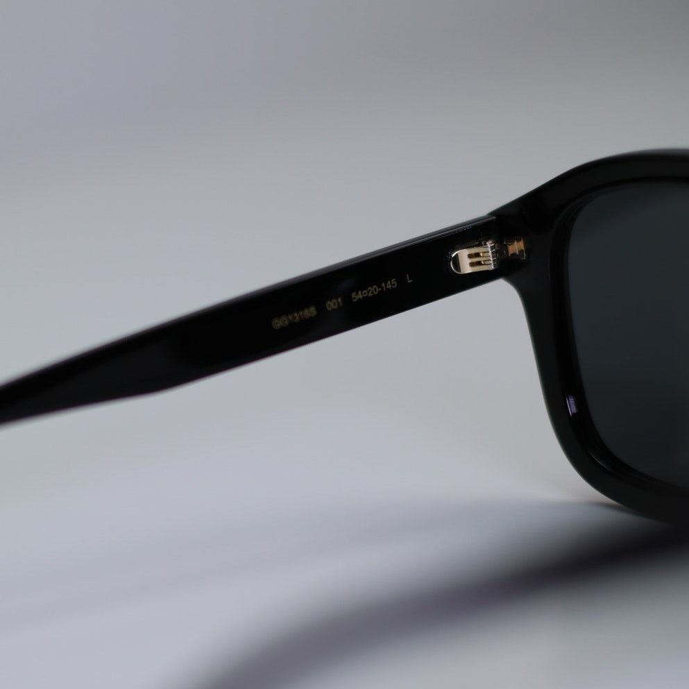Gucci NEW Gucci Sunglasses GG1316S 001 Black Grey Men Authentic Size ONE SIZE - 7 Thumbnail