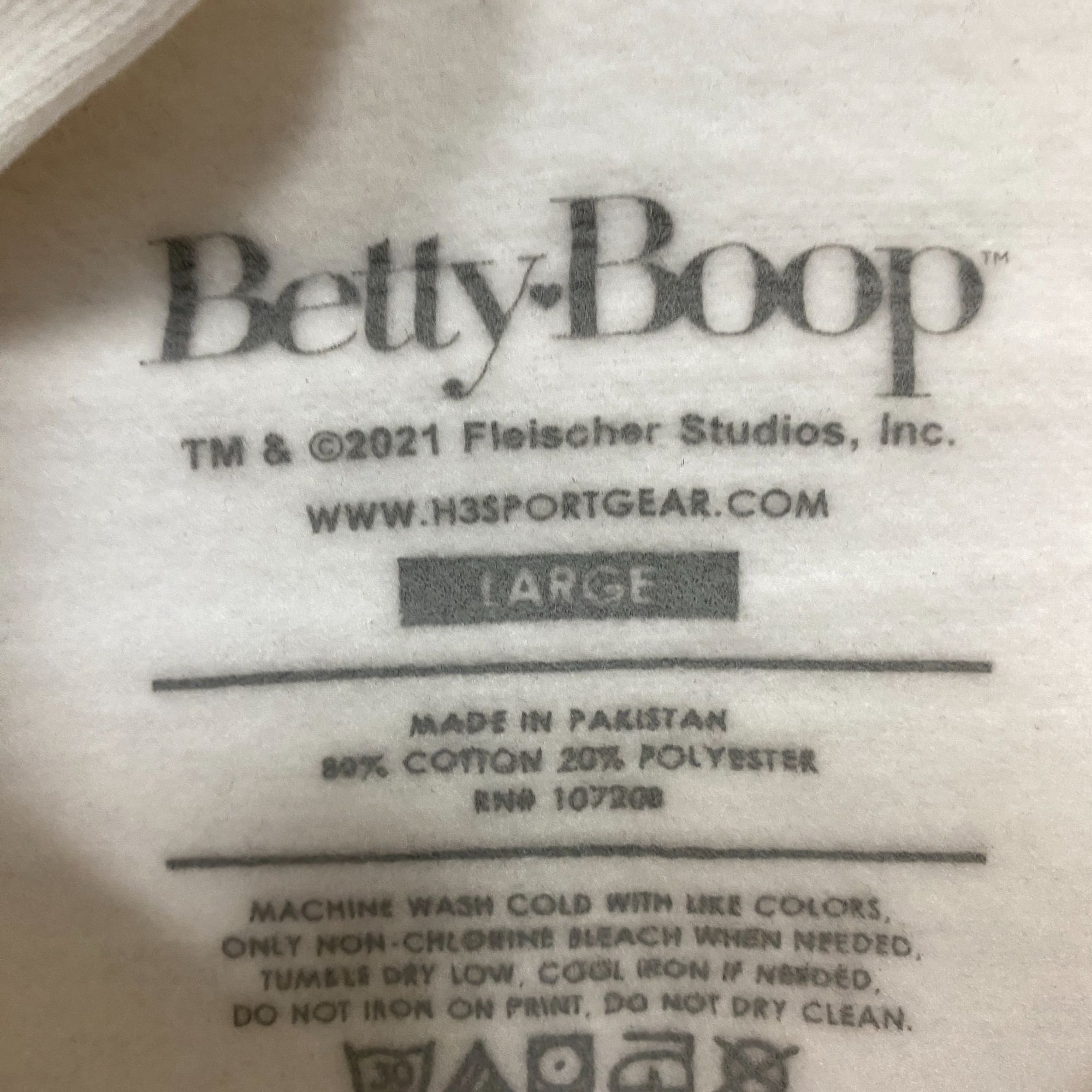Other Betty Boop & Pudgy the Puppy Love Bomb Cartoon Film Hoodie L Size US L / EU 52-54 / 3 - 4 Thumbnail