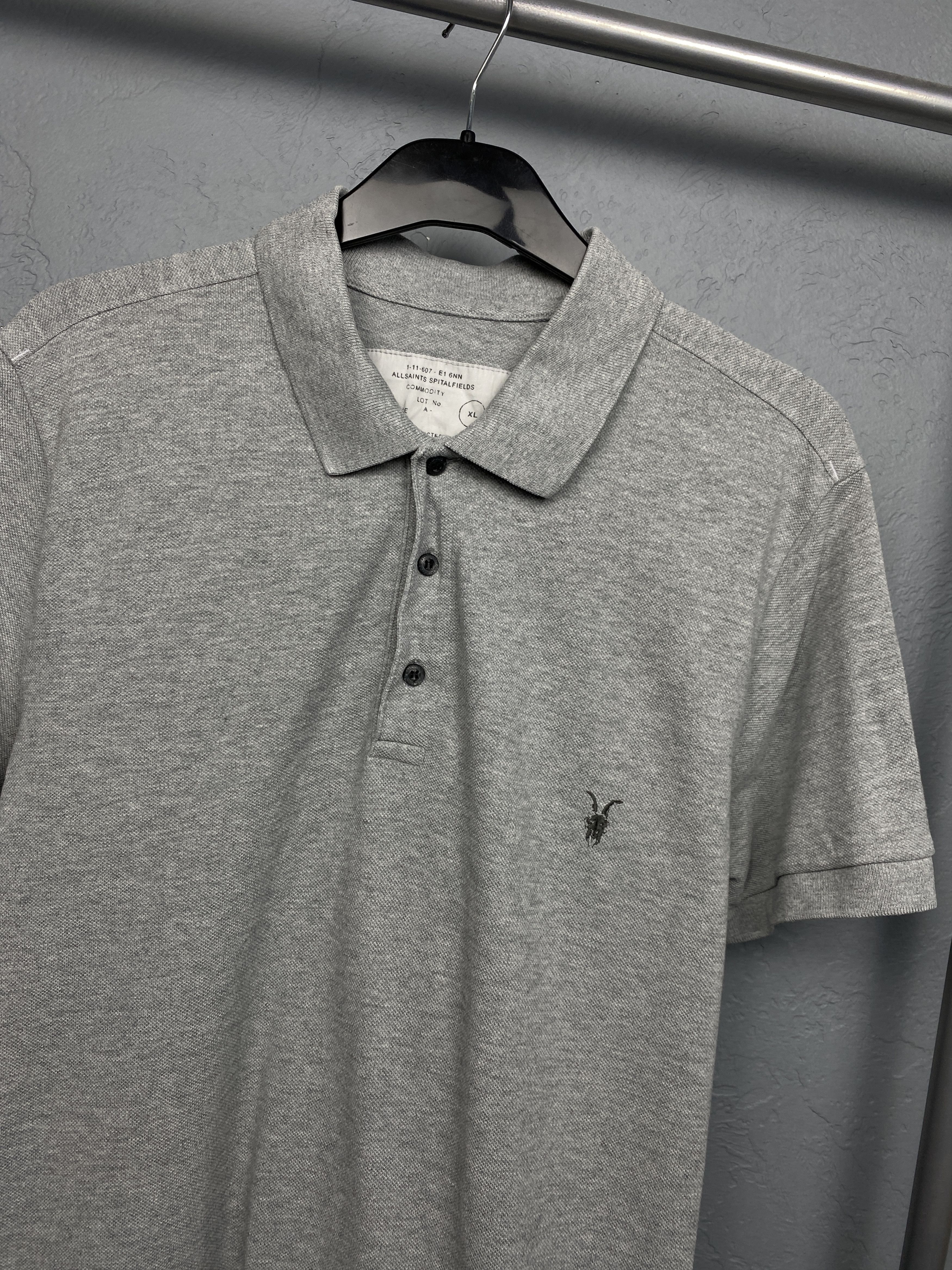 Allsaints Allsaints Vintage Mens Fight-Club Polo Shirt Size US XL / EU 56 / 4 - 2 Thumbnail