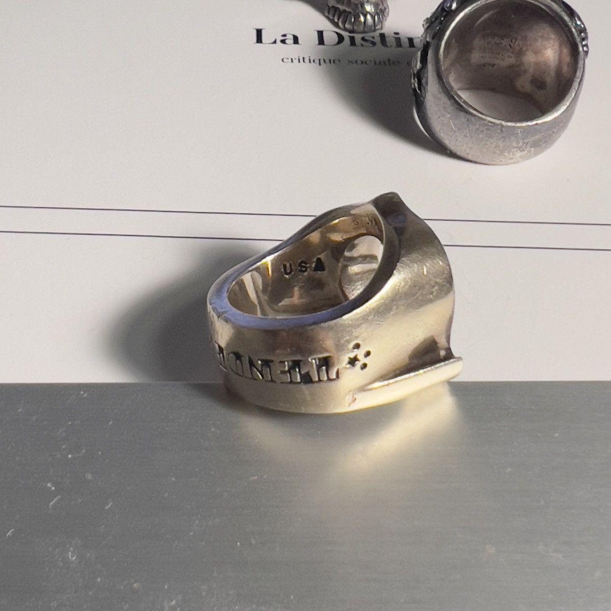 Tenderloin 8k horseshoe ring Size ONE SIZE - 5 Thumbnail