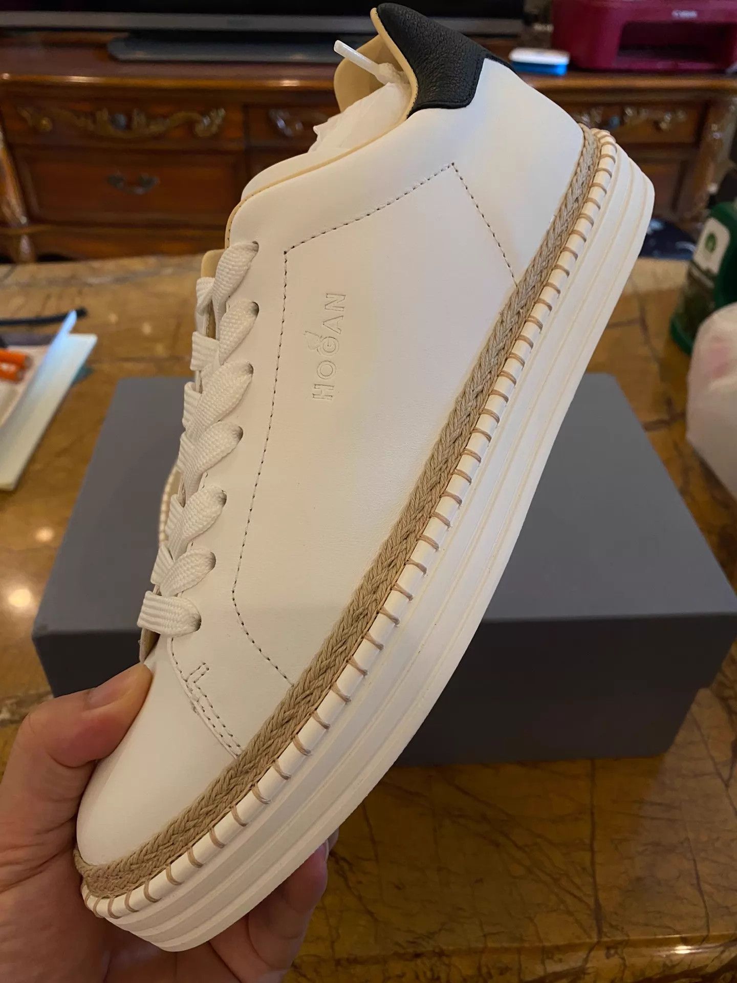 Hogan HOGAN White Dad Sneaker UK7 New Authentic Size US 8 / EU 41 - 2 Thumbnail