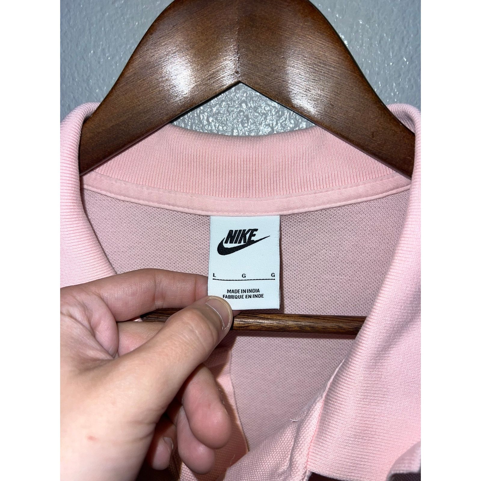 Nike Nike Pink Polo Shirt Golf Golfing Tee Small Stain Large Size US L / EU 52-54 / 3 - 7 Thumbnail