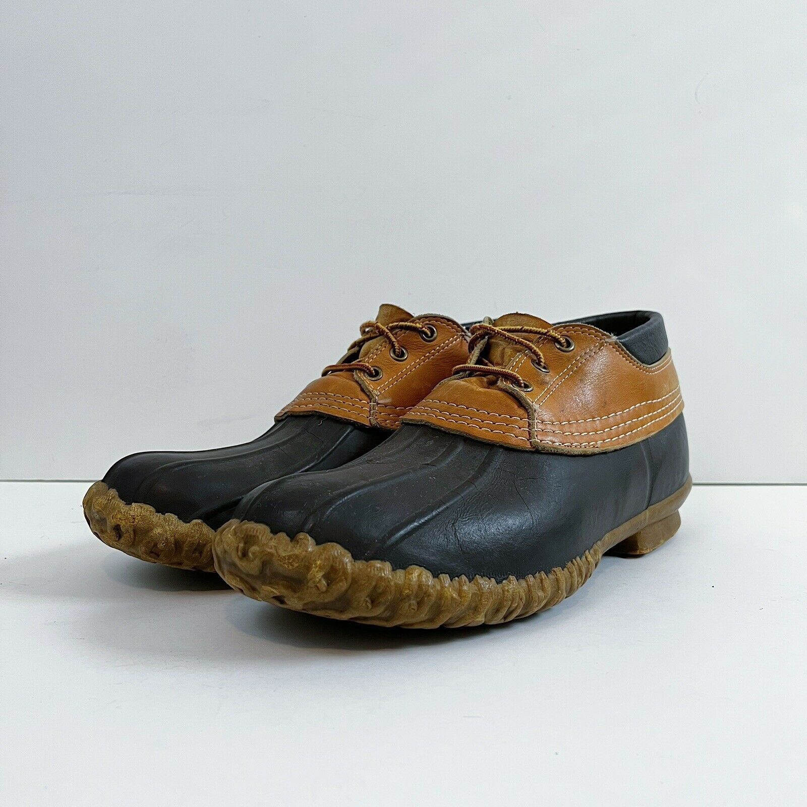 L.L. Bean 1950s LL Bean Maine Hunting Shoes Boots Shearling Wool Size US 9 / EU 42 - 2 Thumbnail